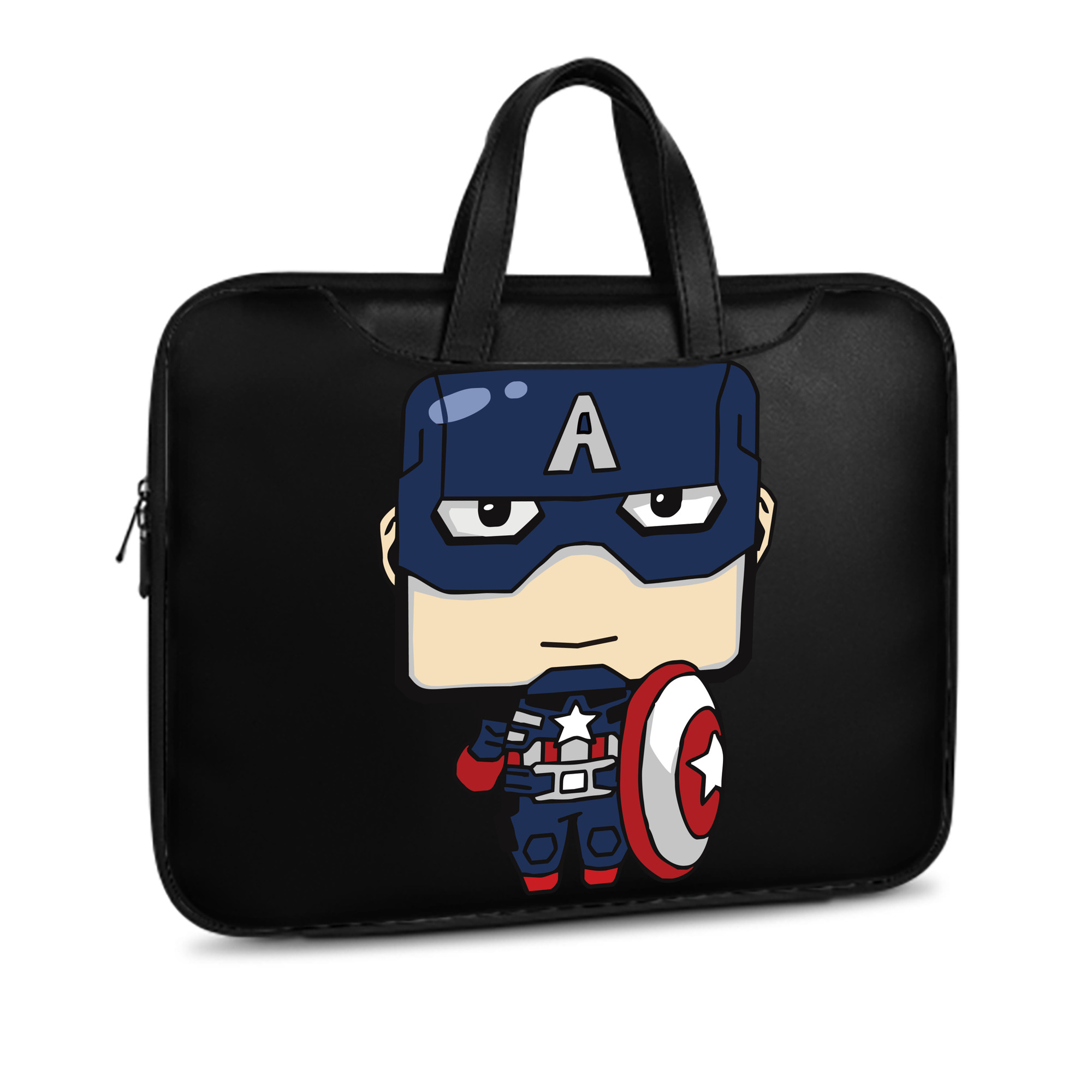（画像用） アベンジャーズ The Avengers レザーラップトップバッグ　ノートパソコンケース