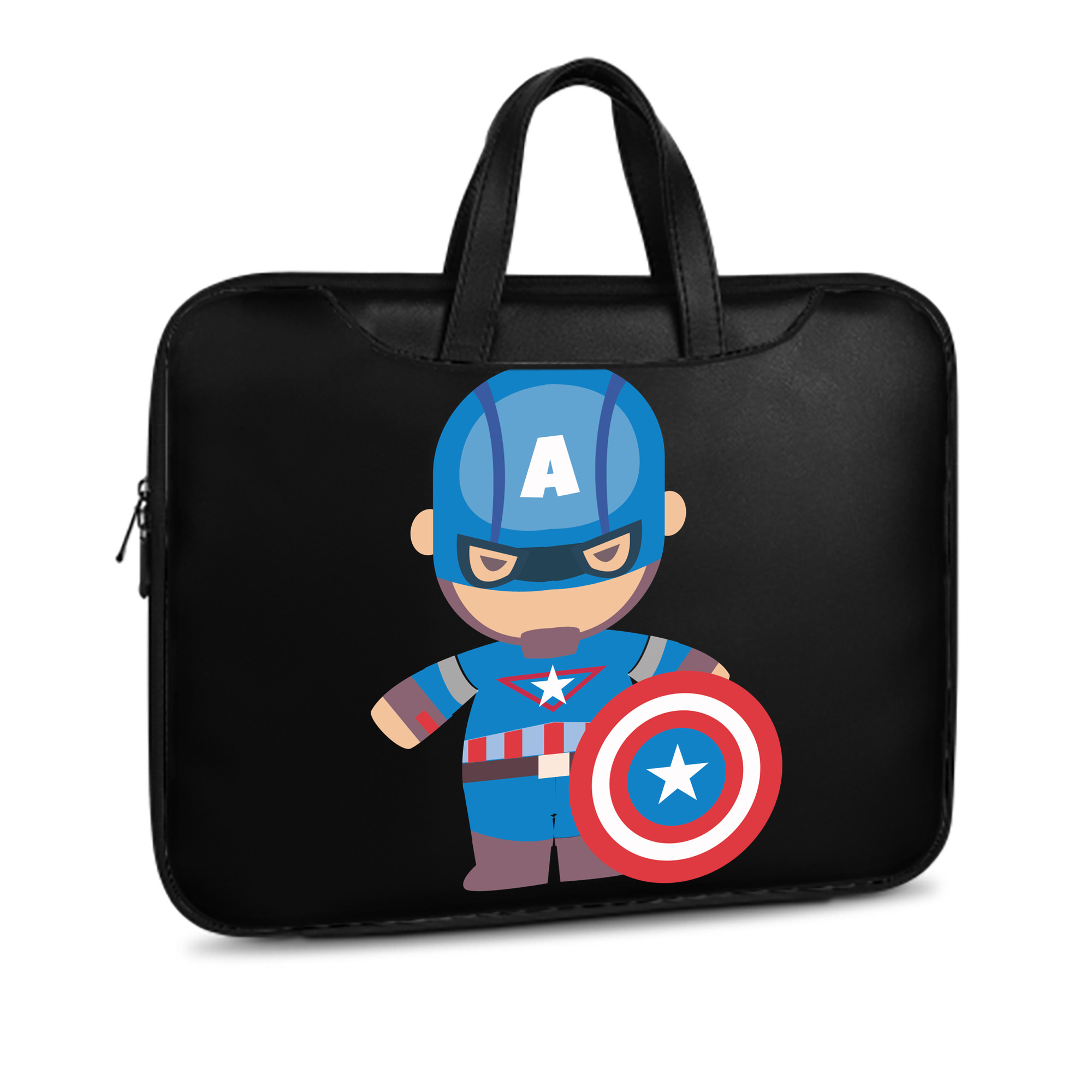 （画像用） アベンジャーズ The Avengers レザーラップトップバッグ　ノートパソコンケース