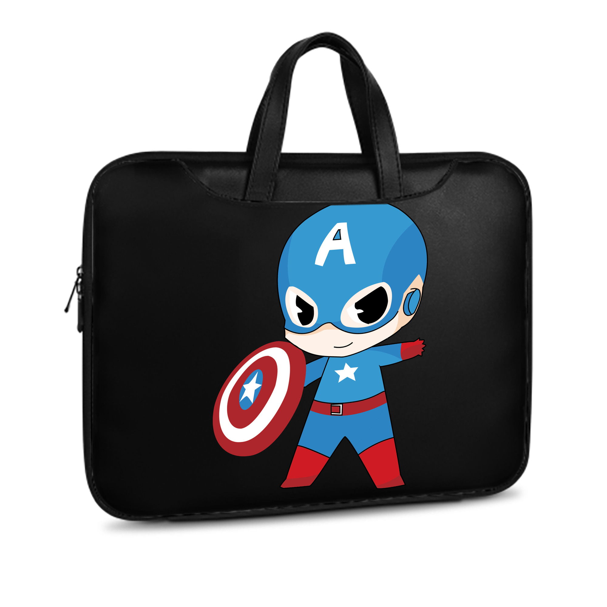 （画像用） アベンジャーズ The Avengers レザーラップトップバッグ　ノートパソコンケース