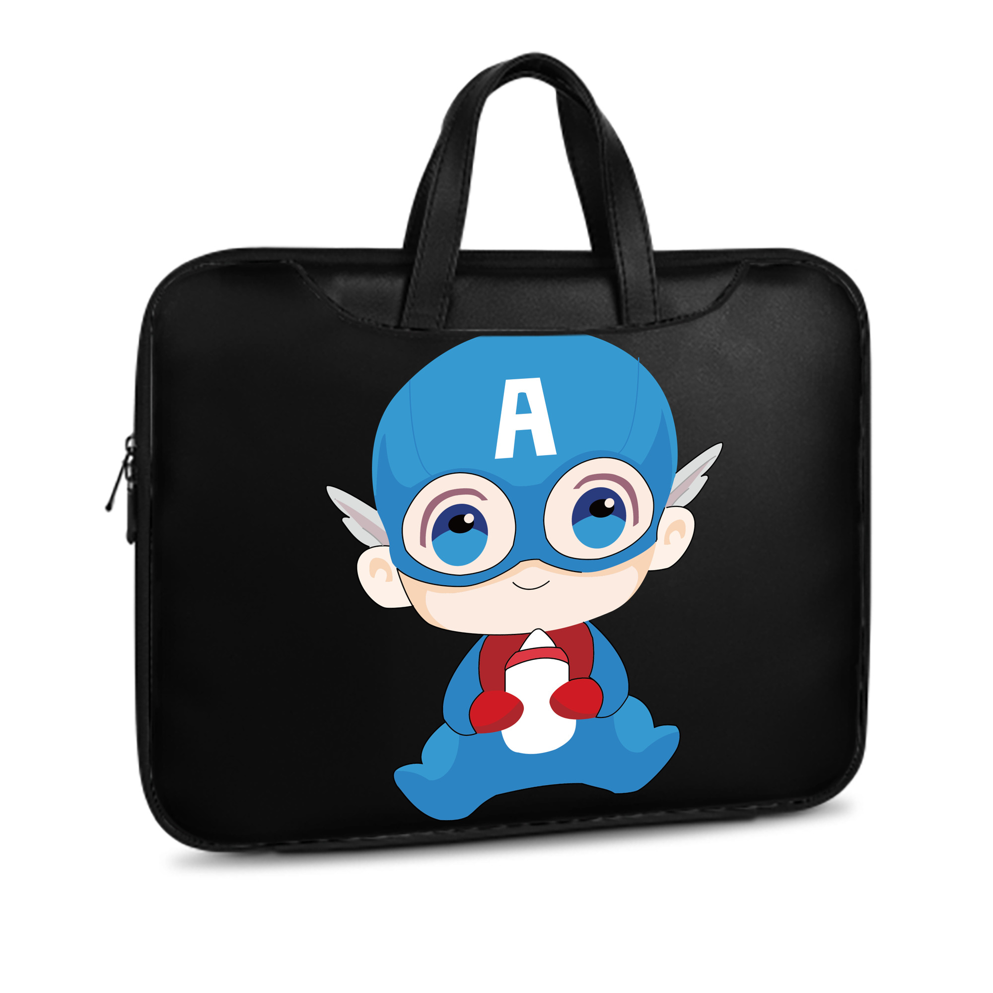 （画像用） アベンジャーズ The Avengers レザーラップトップバッグ　ノートパソコンケース