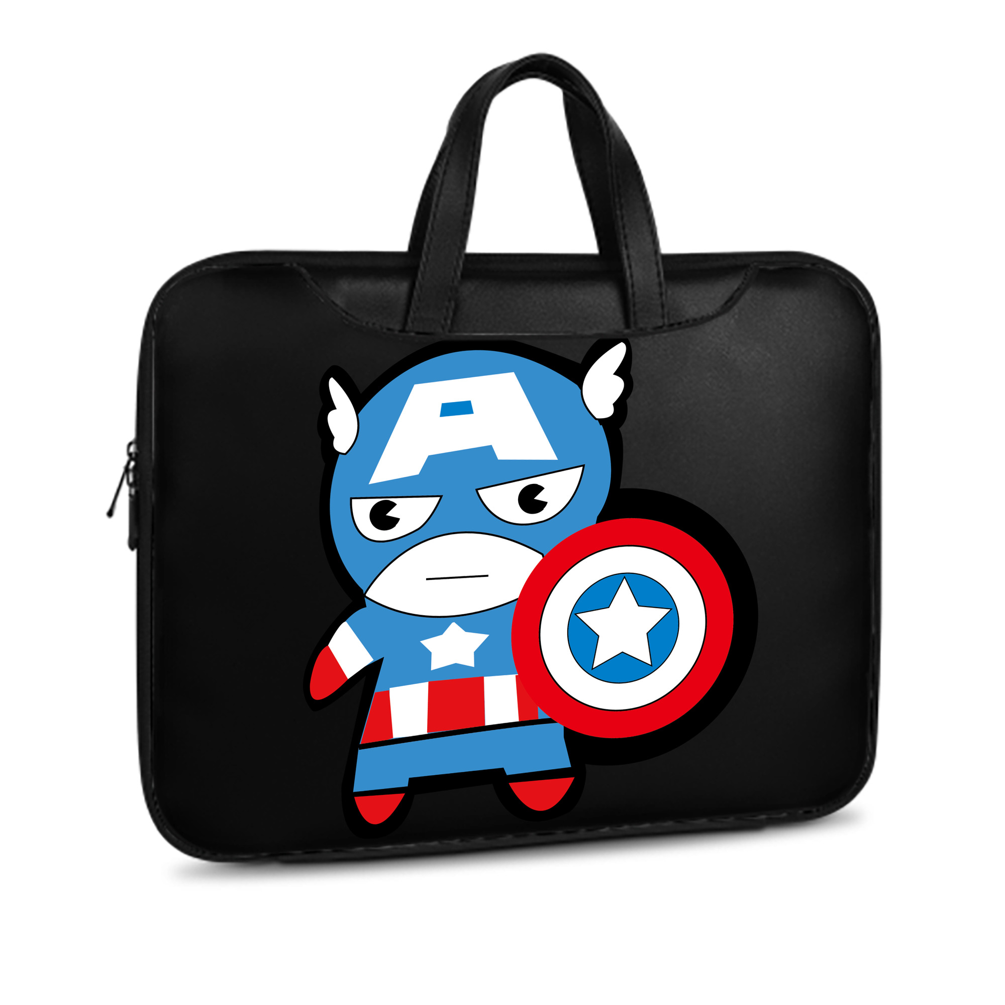 （画像用） アベンジャーズ The Avengers レザーラップトップバッグ　ノートパソコンケース