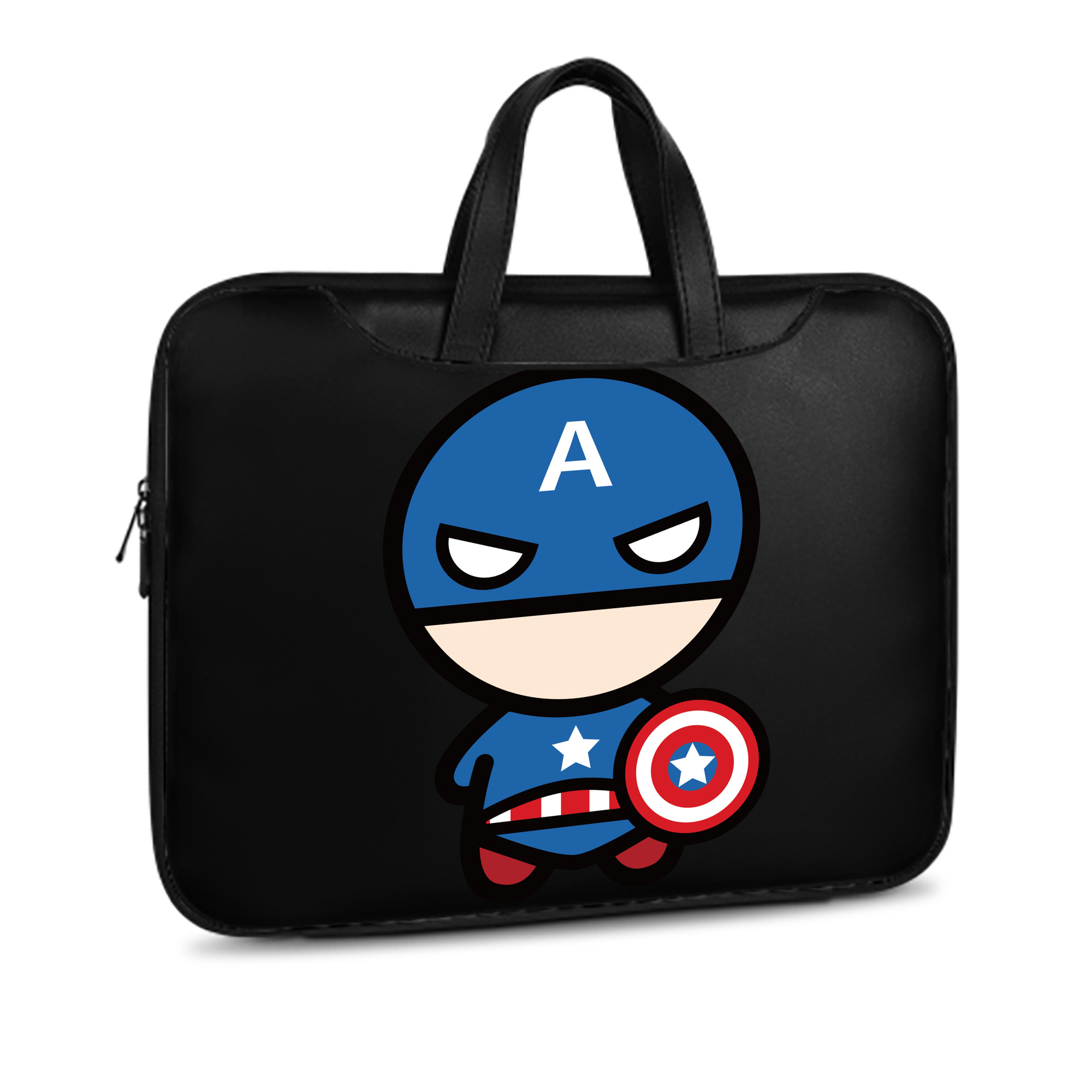 （画像用） アベンジャーズ The Avengers レザーラップトップバッグ　ノートパソコンケース