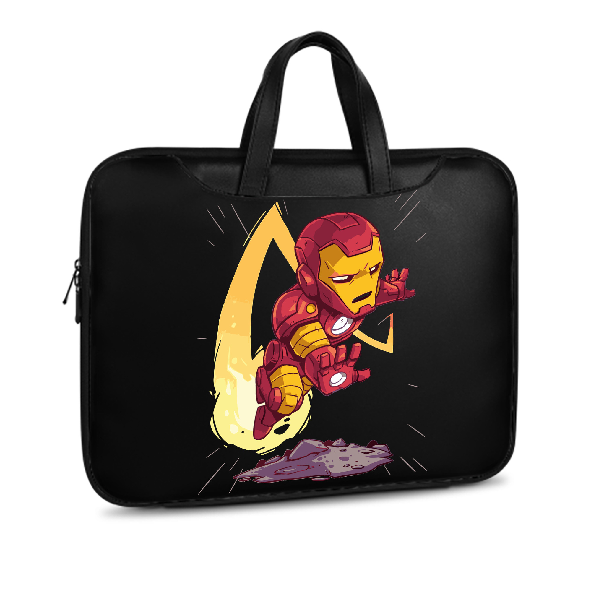 （画像用） アベンジャーズ The Avengers レザーラップトップバッグ　ノートパソコンケース