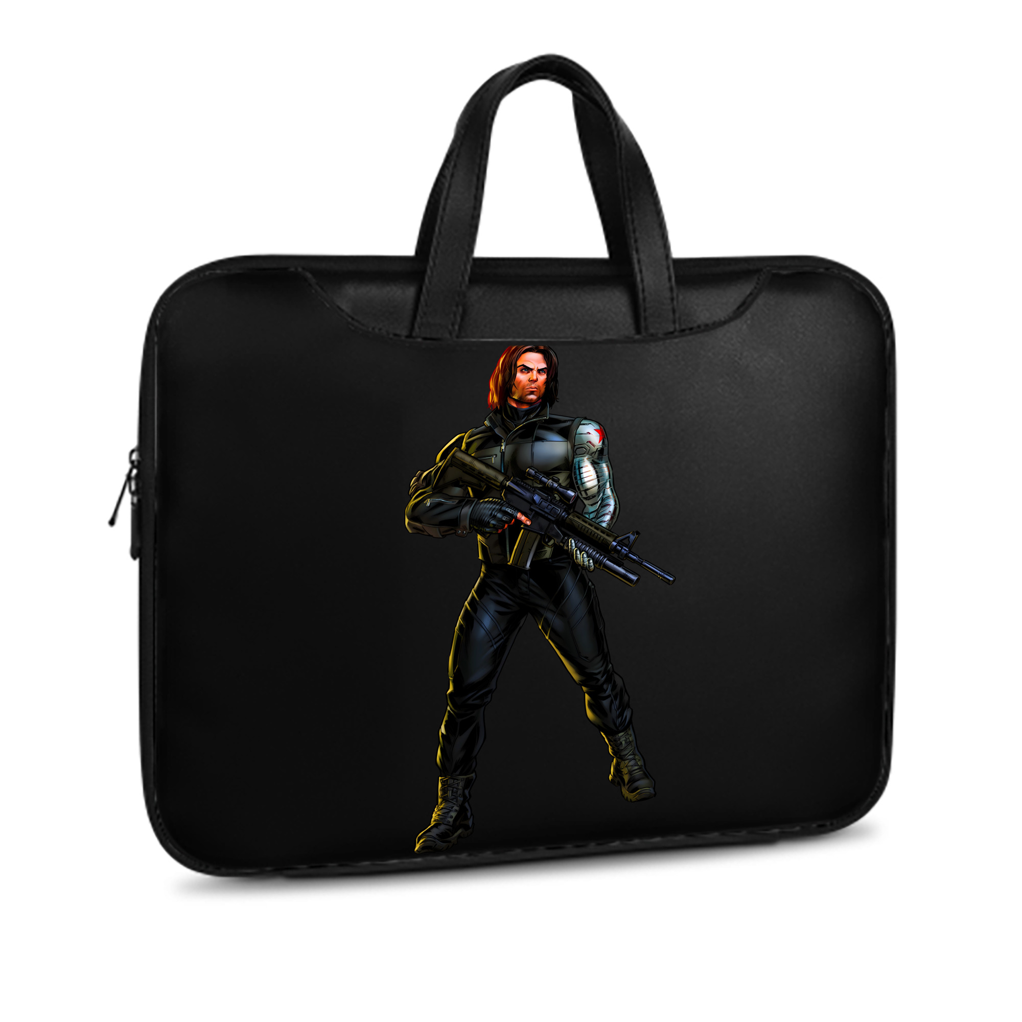 （画像用） アベンジャーズ The Avengers レザーラップトップバッグ　ノートパソコンケース