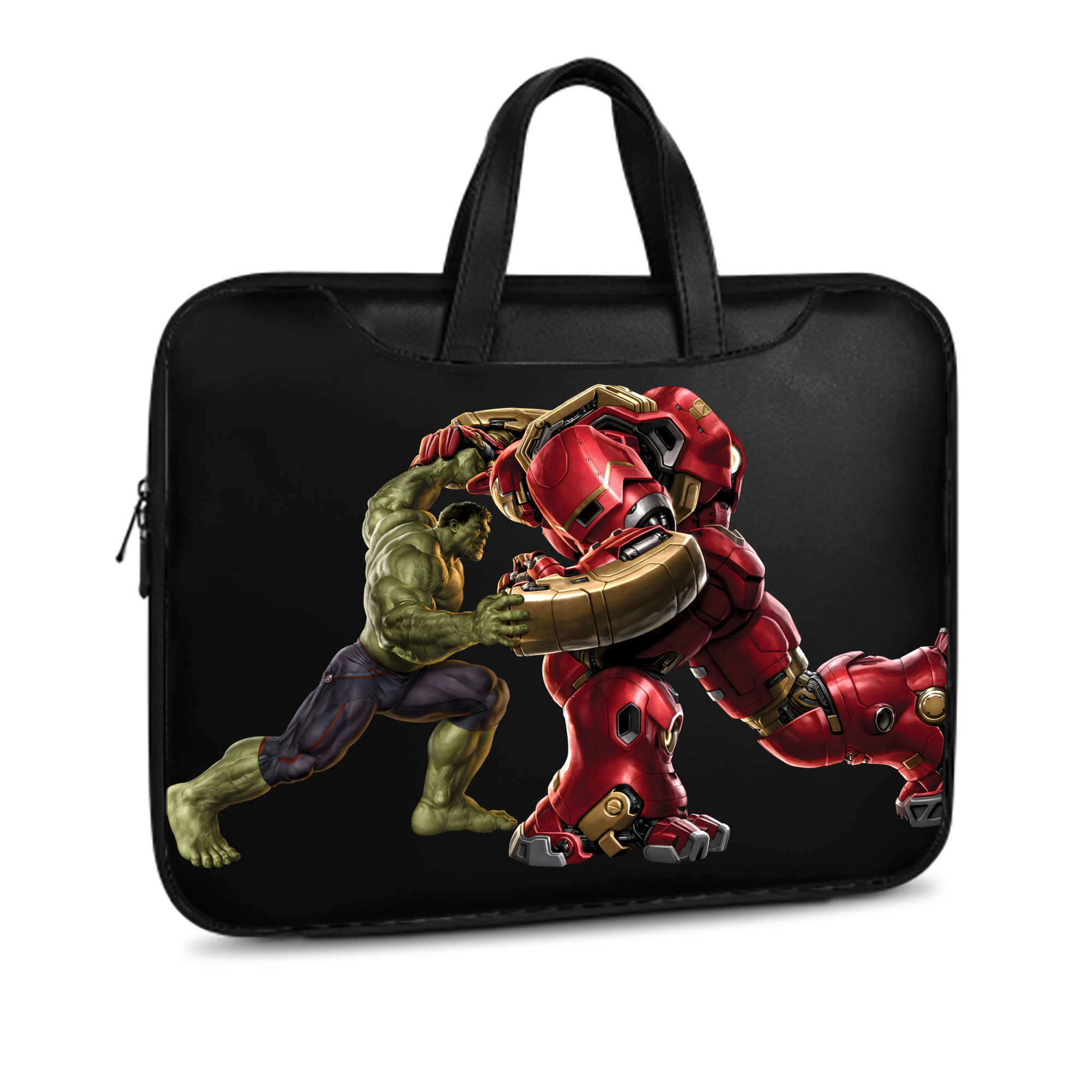 （画像用） アベンジャーズ The Avengers レザーラップトップバッグ　ノートパソコンケース