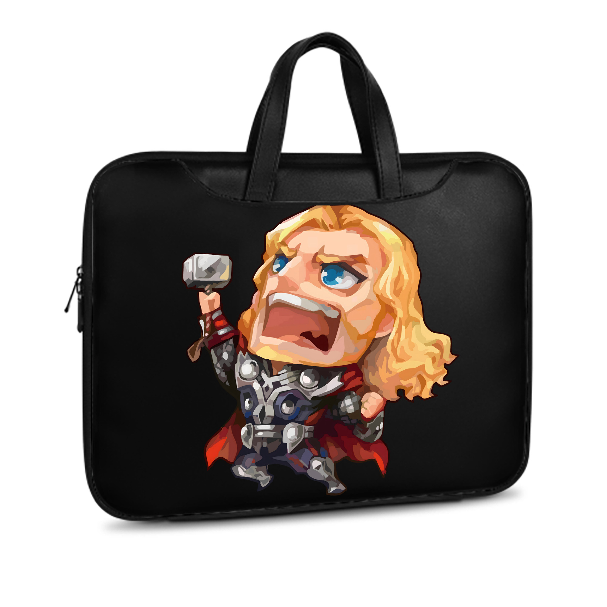 （画像用） アベンジャーズ The Avengers レザーラップトップバッグ　ノートパソコンケース