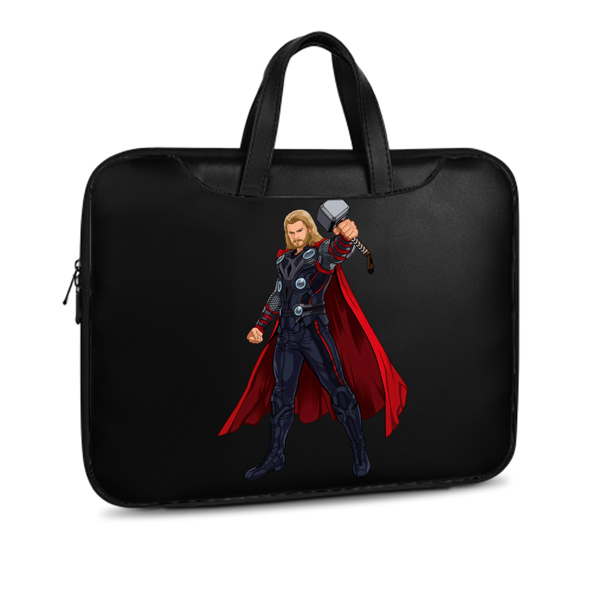 （画像用） アベンジャーズ The Avengers レザーラップトップバッグ　ノートパソコンケース