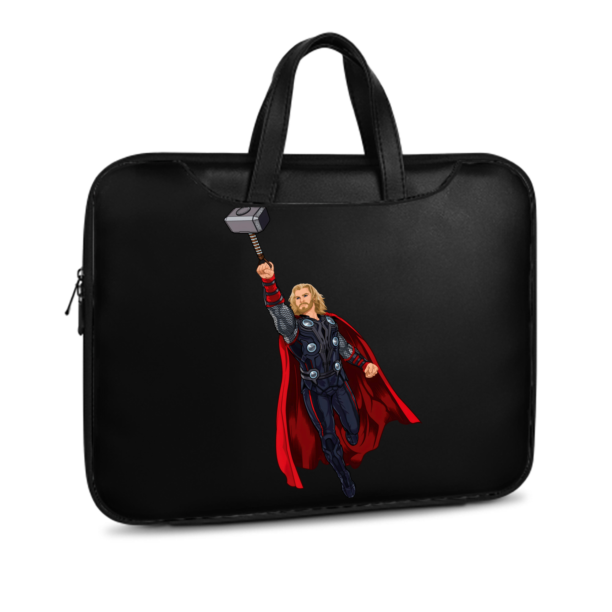 （画像用） アベンジャーズ The Avengers レザーラップトップバッグ　ノートパソコンケース