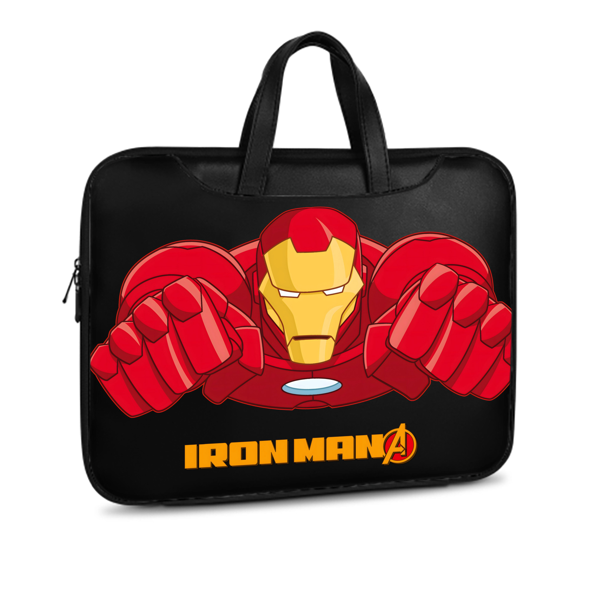 （画像用） アベンジャーズ The Avengers レザーラップトップバッグ　ノートパソコンケース