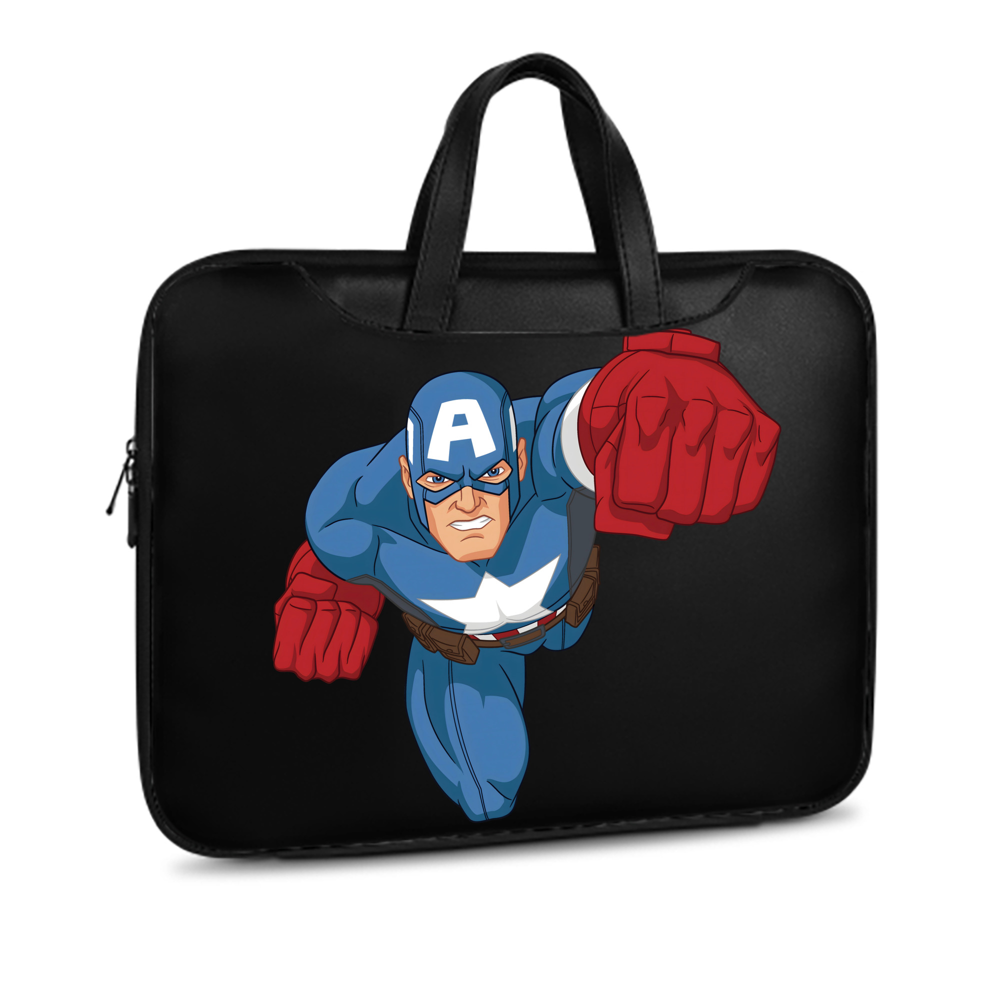 （画像用） アベンジャーズ The Avengers レザーラップトップバッグ　ノートパソコンケース