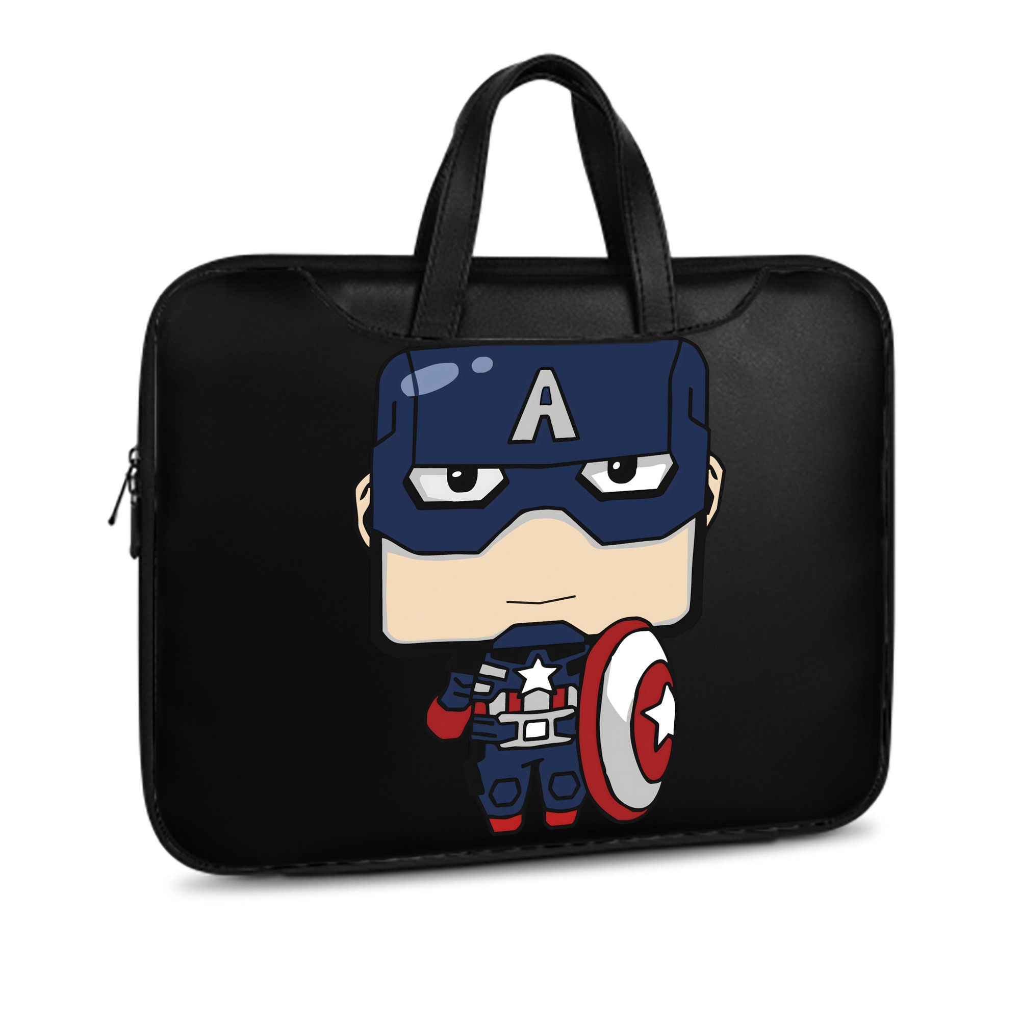 （画像用） アベンジャーズ The Avengers レザーラップトップバッグ　ノートパソコンケース