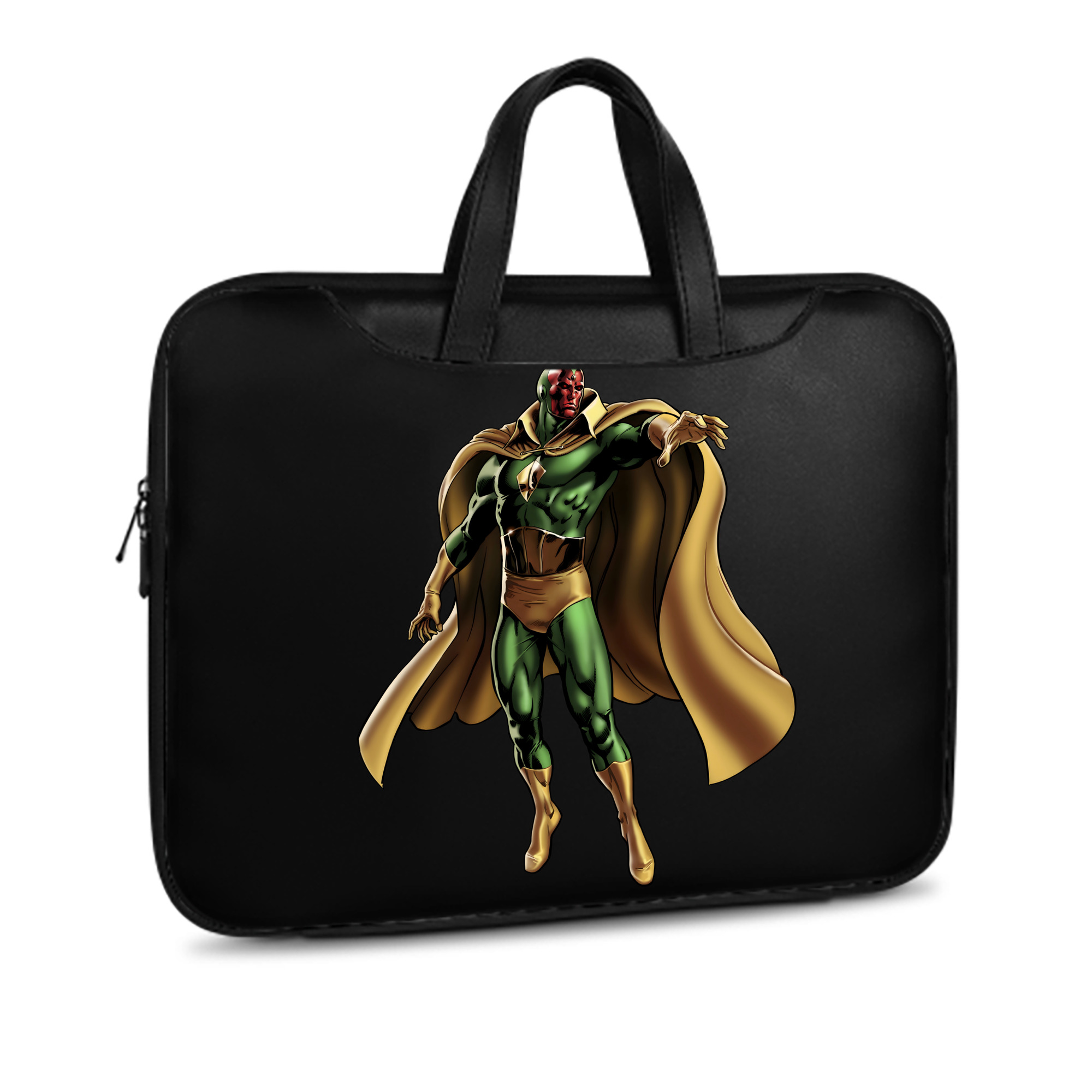 （画像用） アベンジャーズ The Avengers レザーラップトップバッグ　ノートパソコンケース