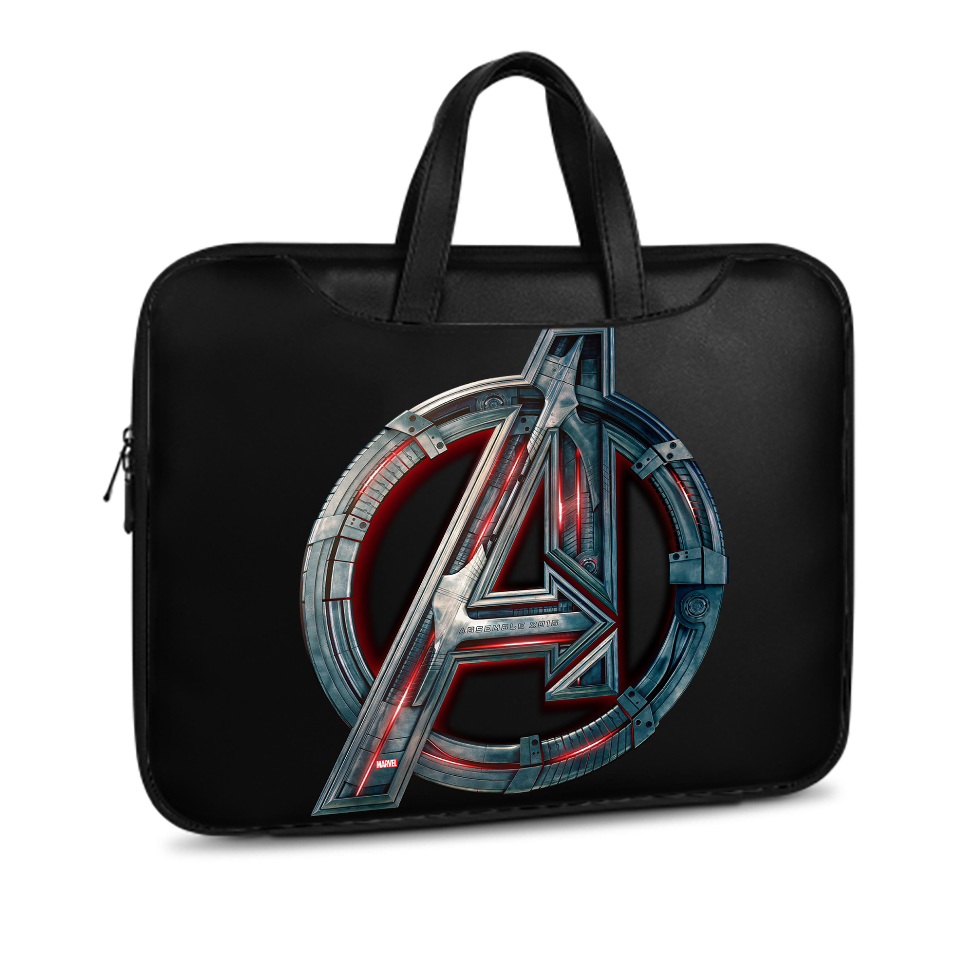 （画像用） アベンジャーズ The Avengers レザーラップトップバッグ　ノートパソコンケース