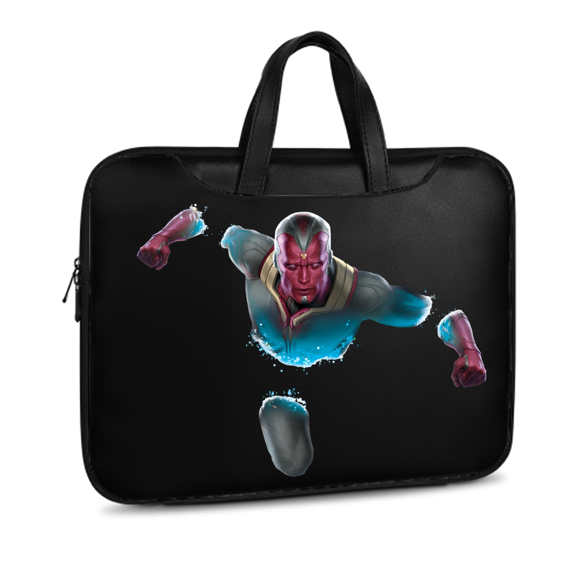 （画像用） アベンジャーズ The Avengers レザーラップトップバッグ　ノートパソコンケース