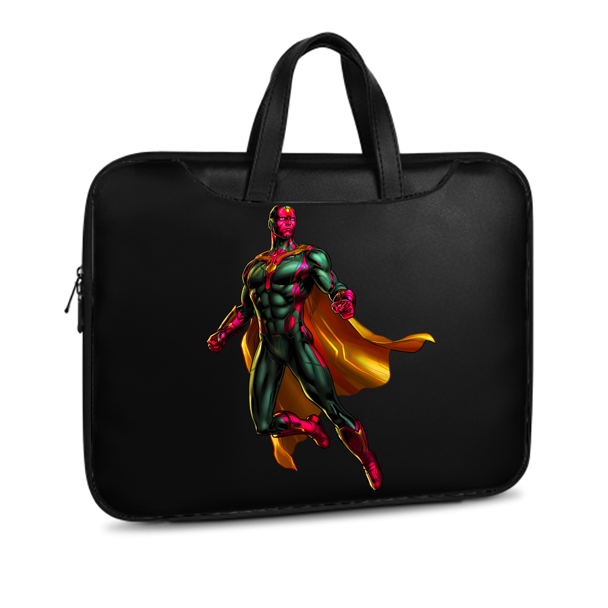 （画像用） アベンジャーズ The Avengers レザーラップトップバッグ　ノートパソコンケース