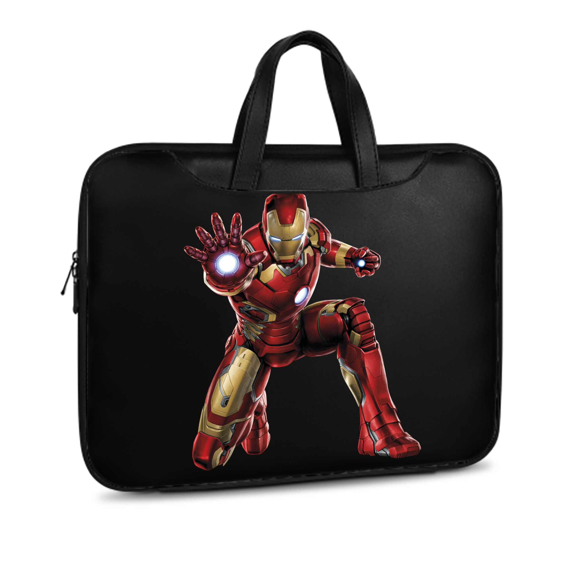（画像用） アベンジャーズ The Avengers レザーラップトップバッグ　ノートパソコンケース