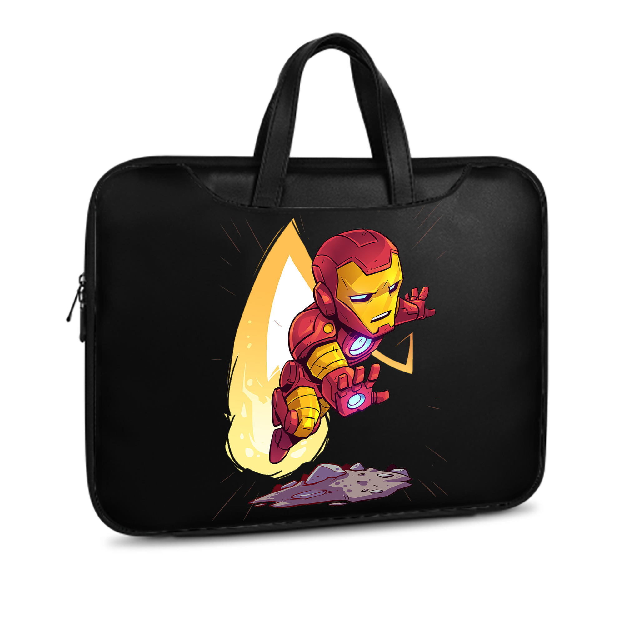 （画像用） アベンジャーズ The Avengers レザーラップトップバッグ　ノートパソコンケース