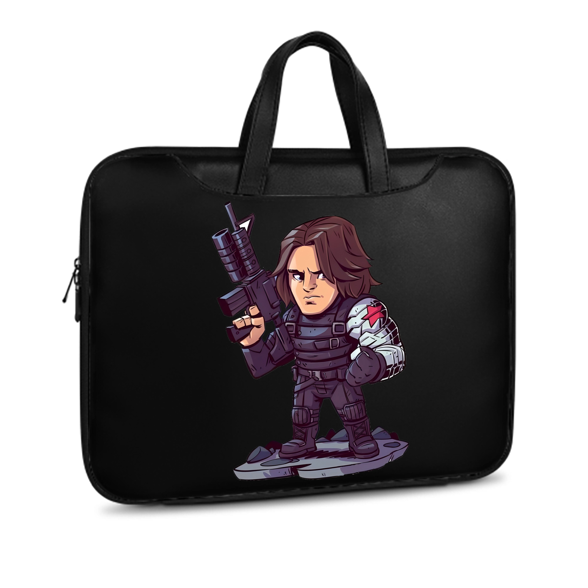 （画像用） アベンジャーズ The Avengers レザーラップトップバッグ　ノートパソコンケース