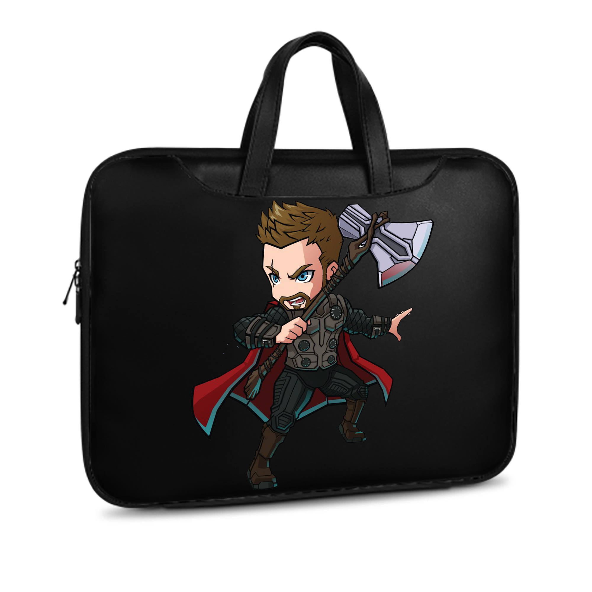 （画像用） アベンジャーズ The Avengers レザーラップトップバッグ　ノートパソコンケース