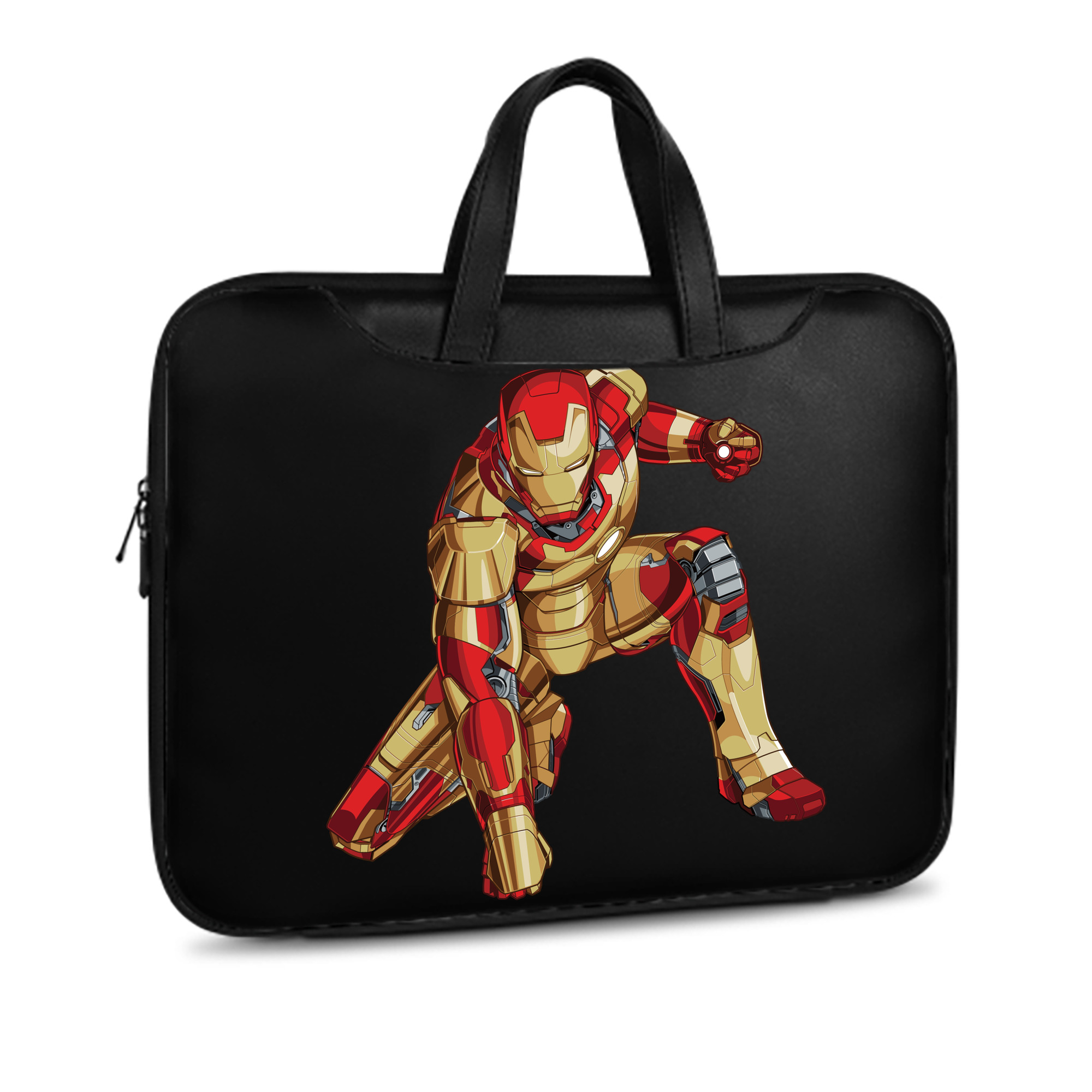 （画像用） アベンジャーズ The Avengers レザーラップトップバッグ　ノートパソコンケース