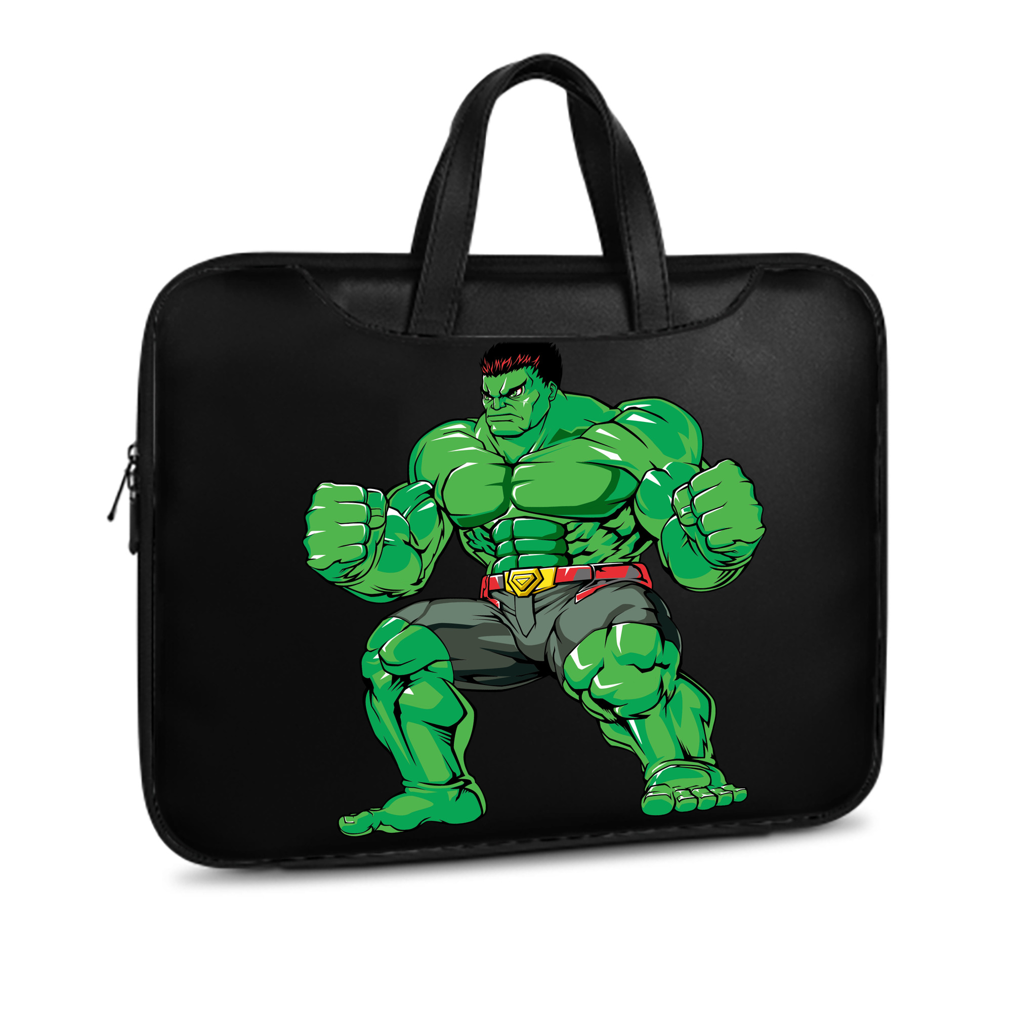 （画像用） アベンジャーズ The Avengers レザーラップトップバッグ　ノートパソコンケース