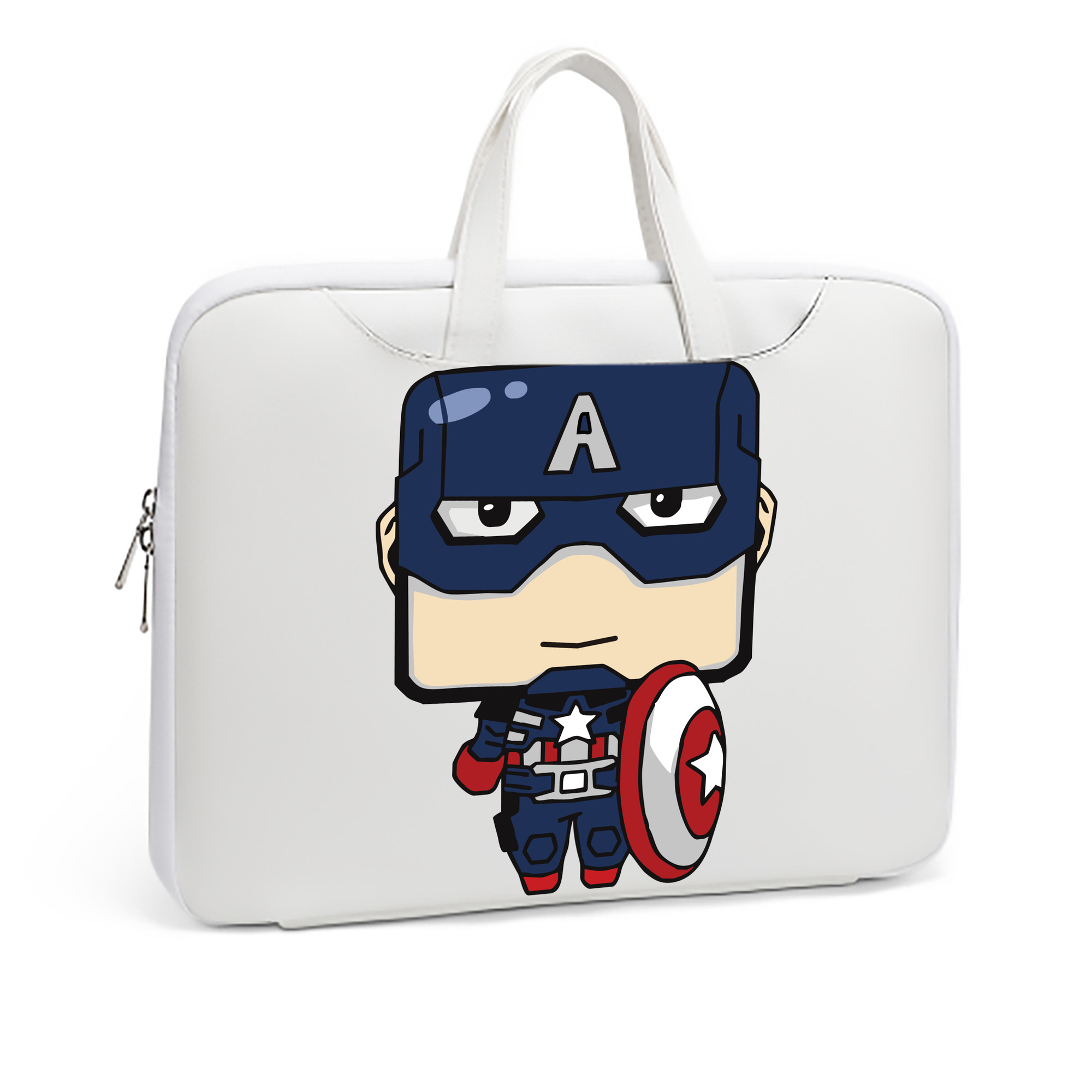 （画像用） アベンジャーズ The Avengers レザーラップトップバッグ　ノートパソコンケース