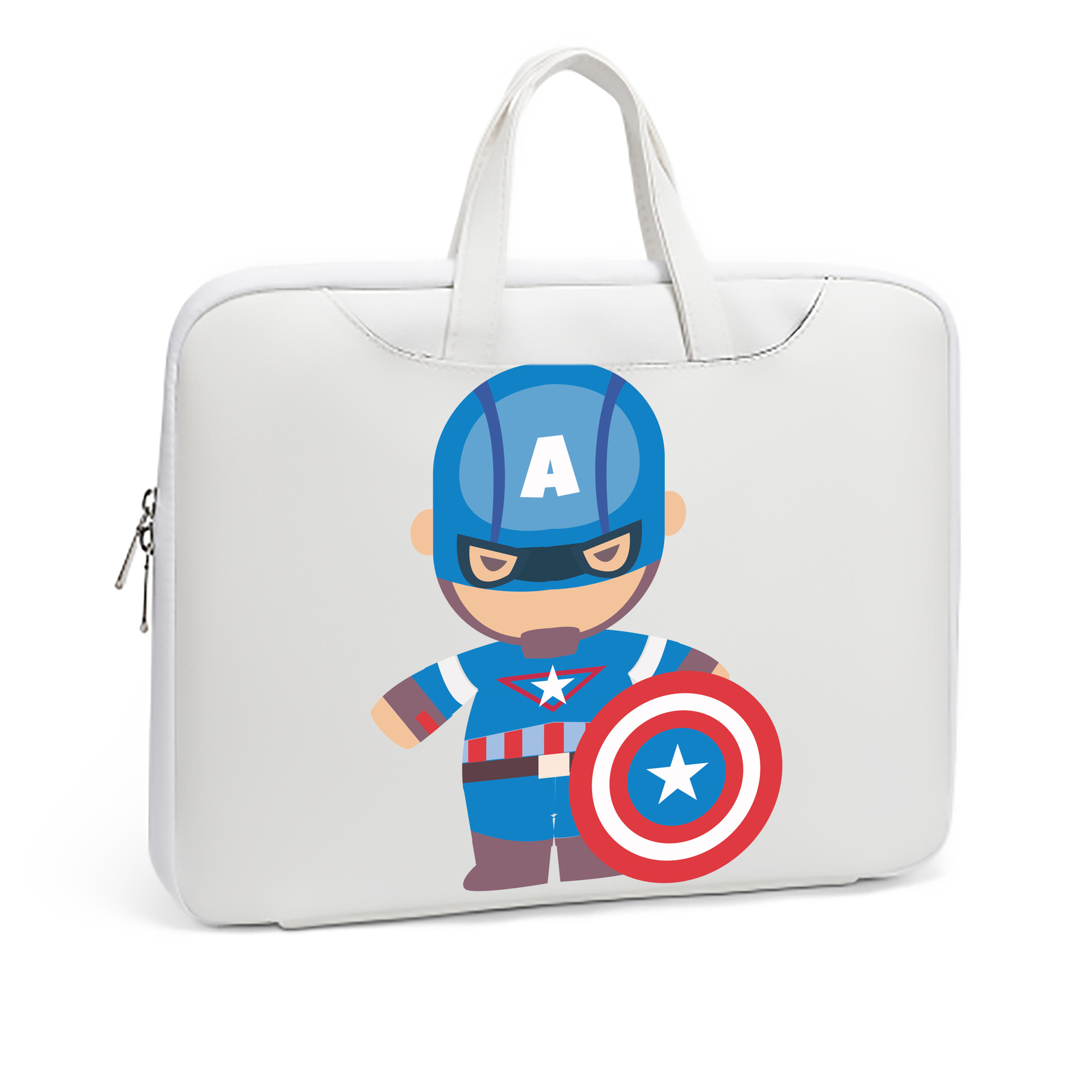 （画像用） アベンジャーズ The Avengers レザーラップトップバッグ　ノートパソコンケース