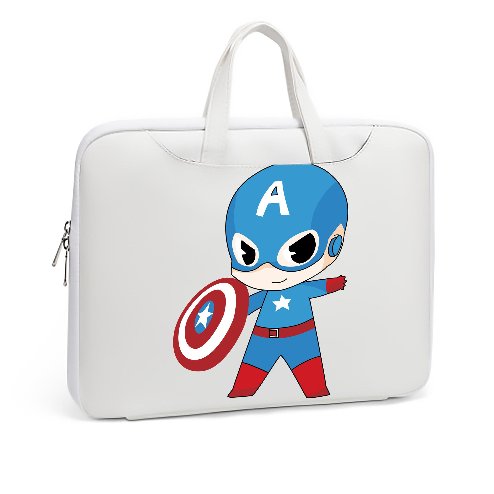 （画像用） アベンジャーズ The Avengers レザーラップトップバッグ　ノートパソコンケース
