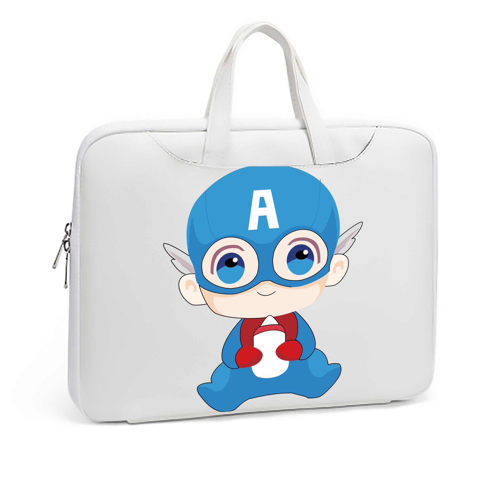 （画像用） アベンジャーズ The Avengers レザーラップトップバッグ　ノートパソコンケース
