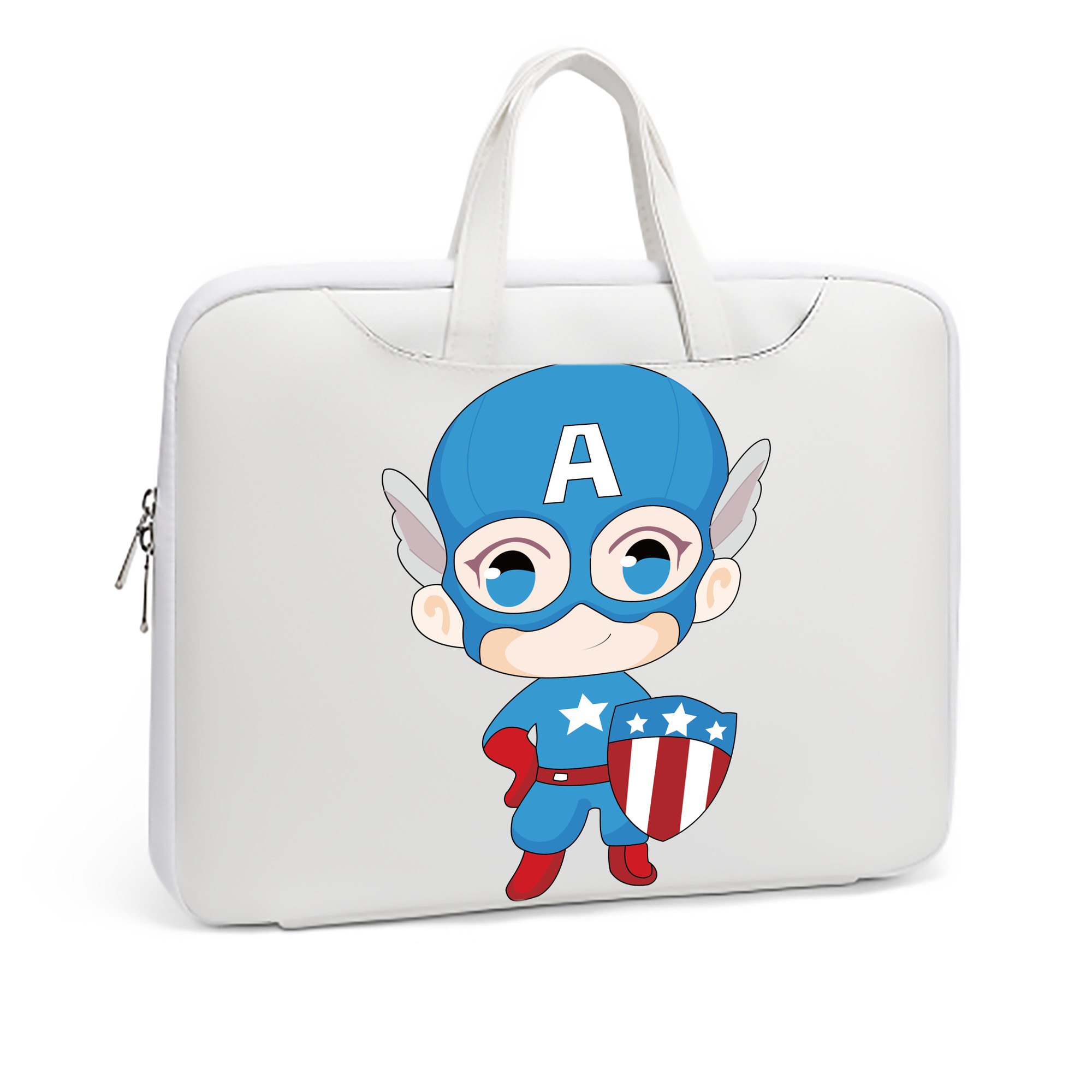 （画像用） アベンジャーズ The Avengers レザーラップトップバッグ　ノートパソコンケース