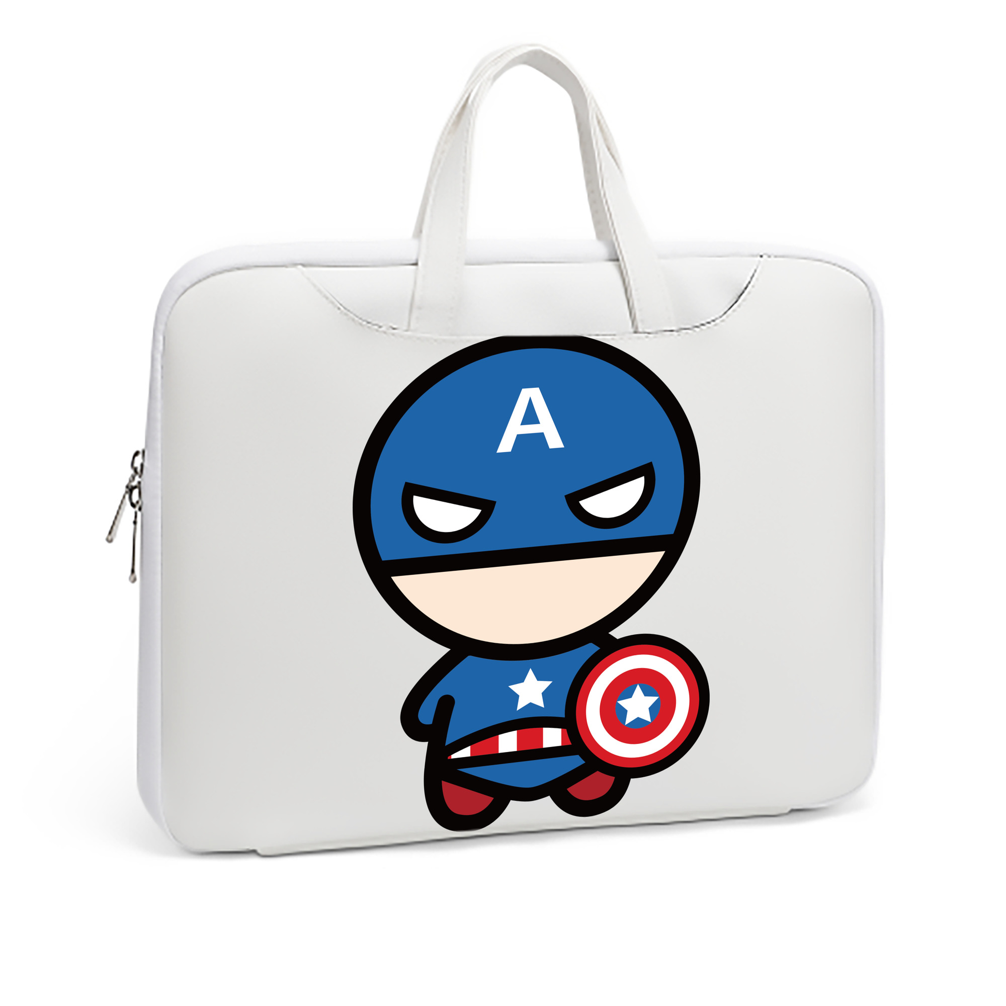 （画像用） アベンジャーズ The Avengers レザーラップトップバッグ　ノートパソコンケース