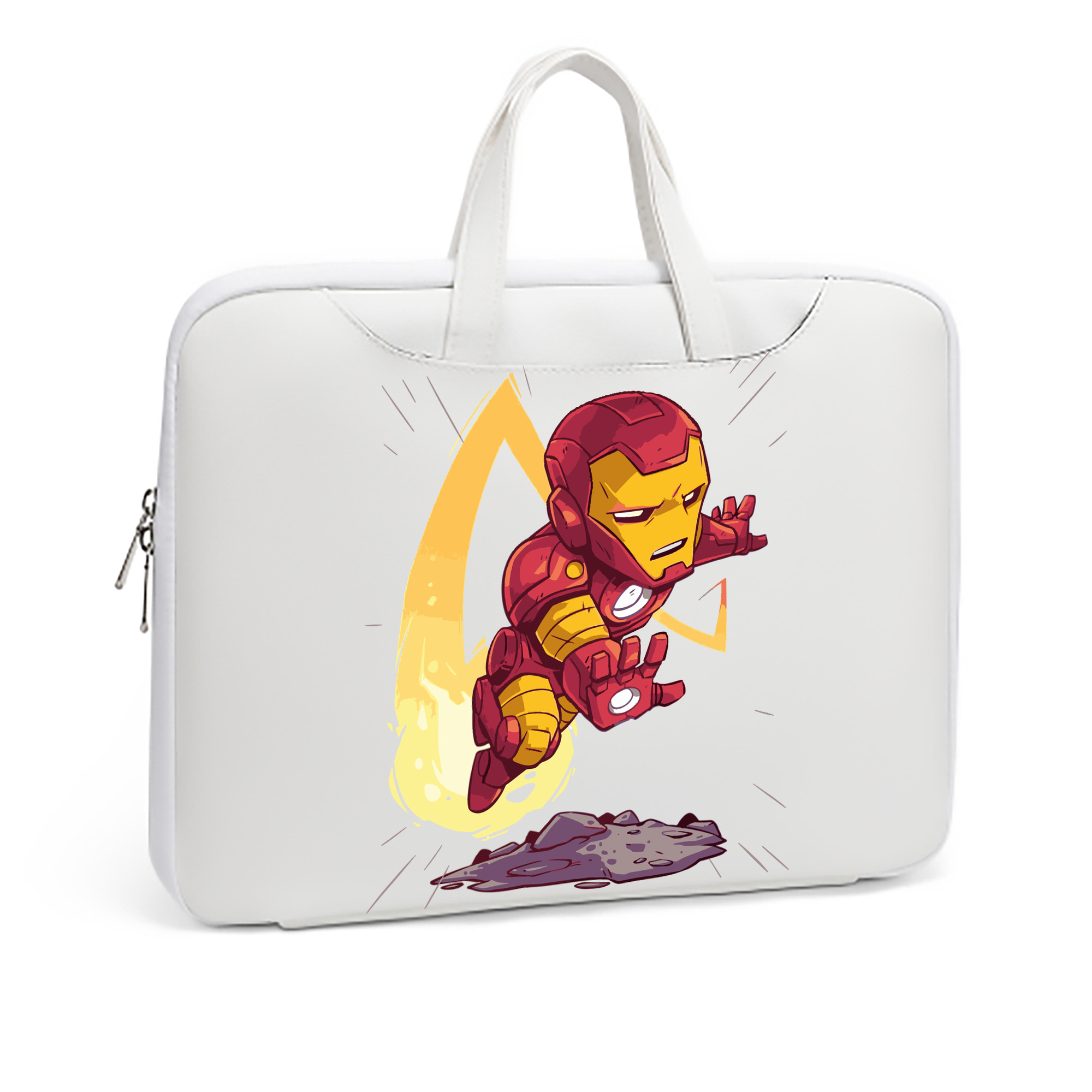 （画像用） アベンジャーズ The Avengers レザーラップトップバッグ　ノートパソコンケース