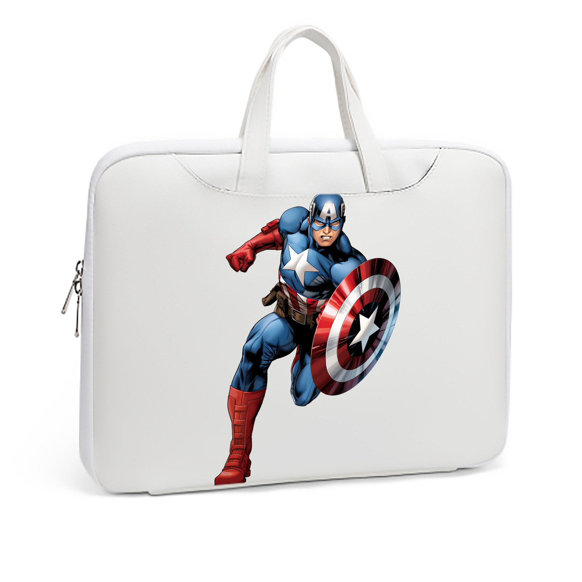 （画像用） アベンジャーズ The Avengers レザーラップトップバッグ　ノートパソコンケース