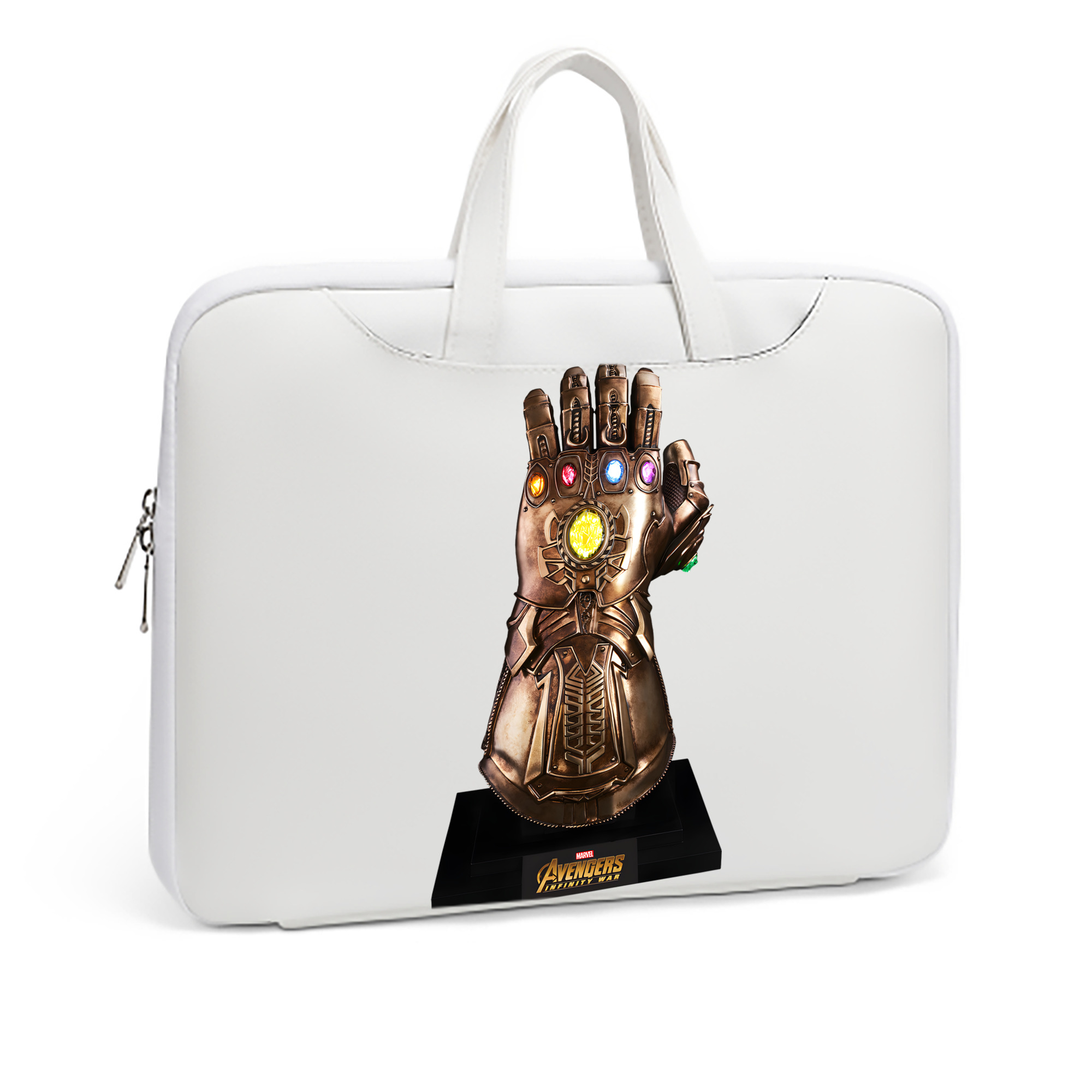（画像用） アベンジャーズ The Avengers レザーラップトップバッグ　ノートパソコンケース