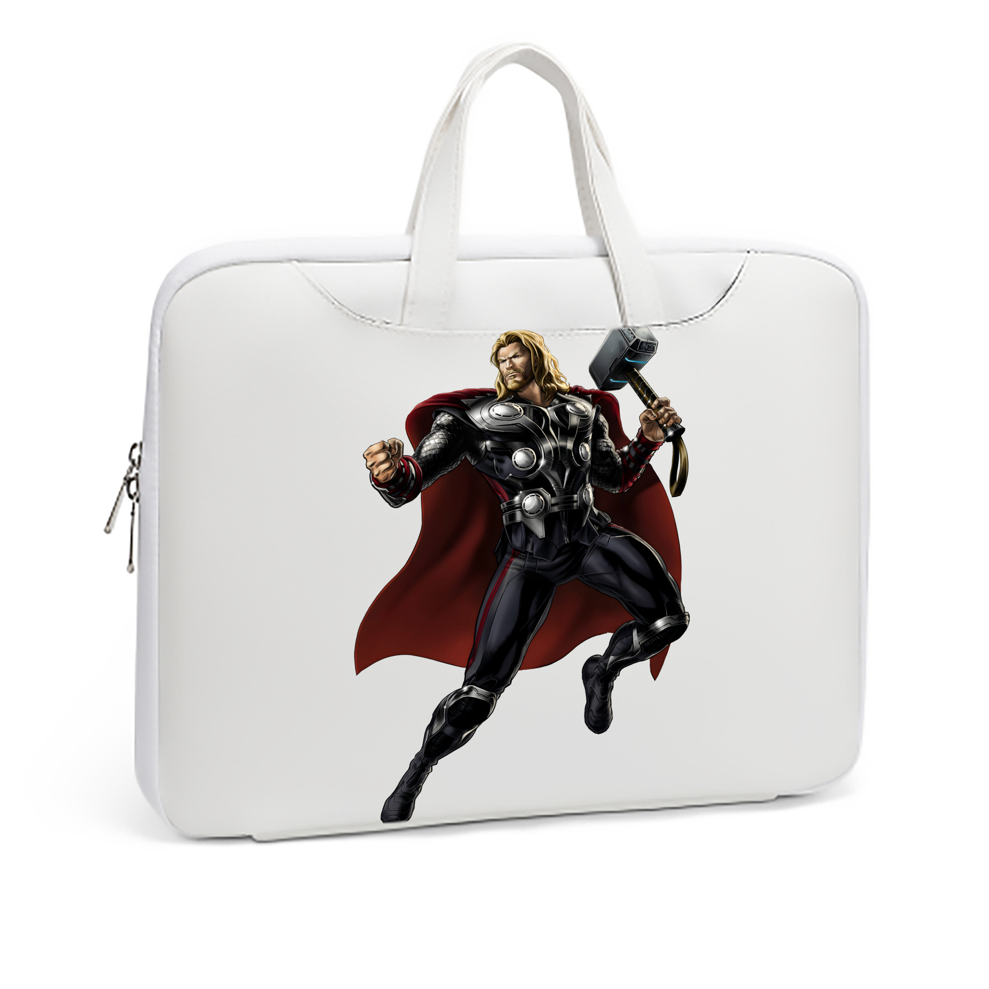 （画像用） アベンジャーズ The Avengers レザーラップトップバッグ　ノートパソコンケース