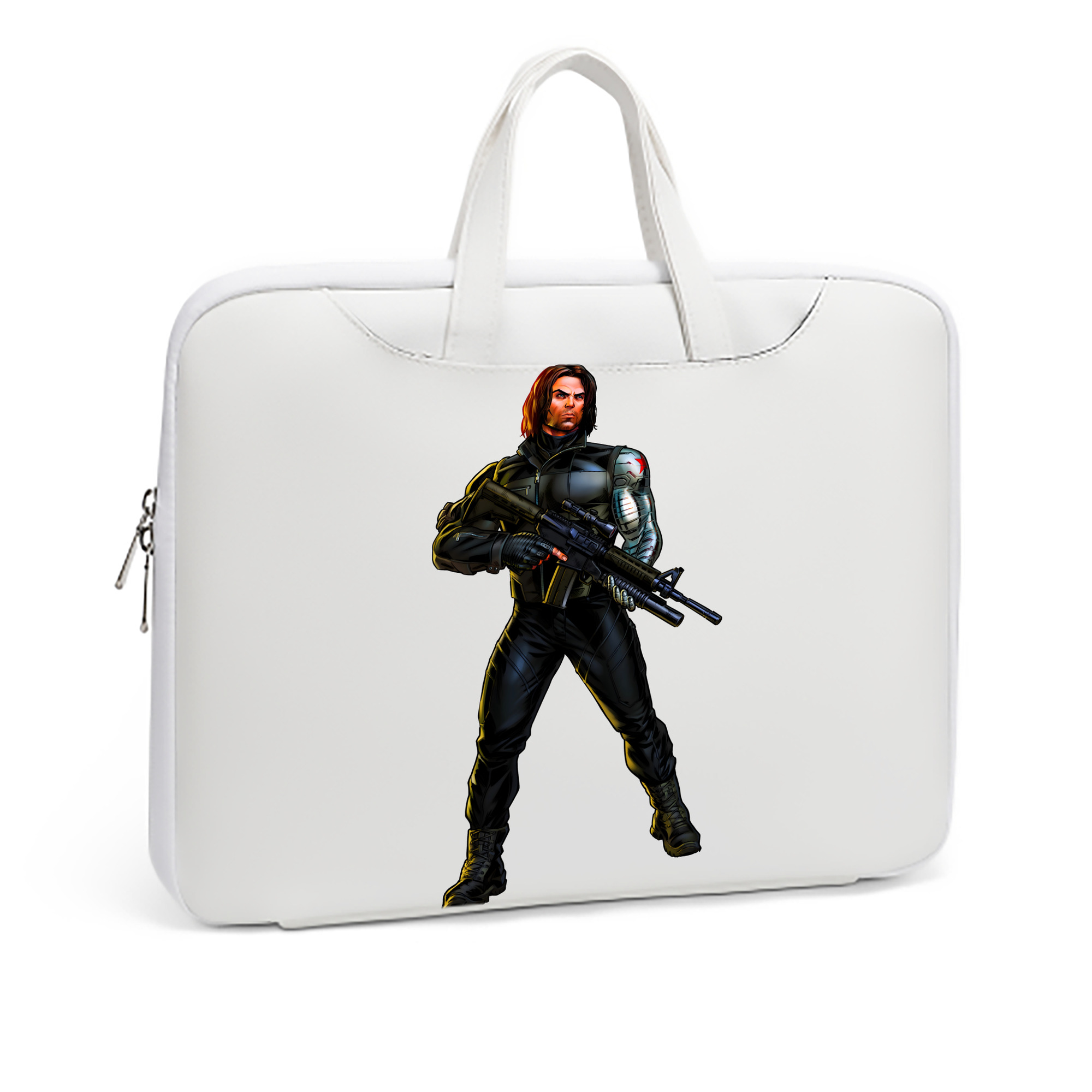 （画像用） アベンジャーズ The Avengers レザーラップトップバッグ　ノートパソコンケース