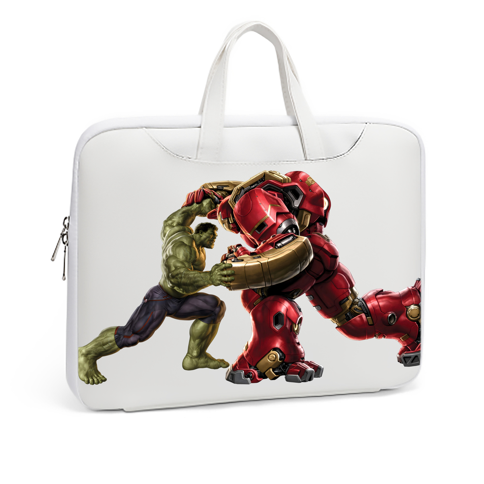 （画像用） アベンジャーズ The Avengers レザーラップトップバッグ　ノートパソコンケース