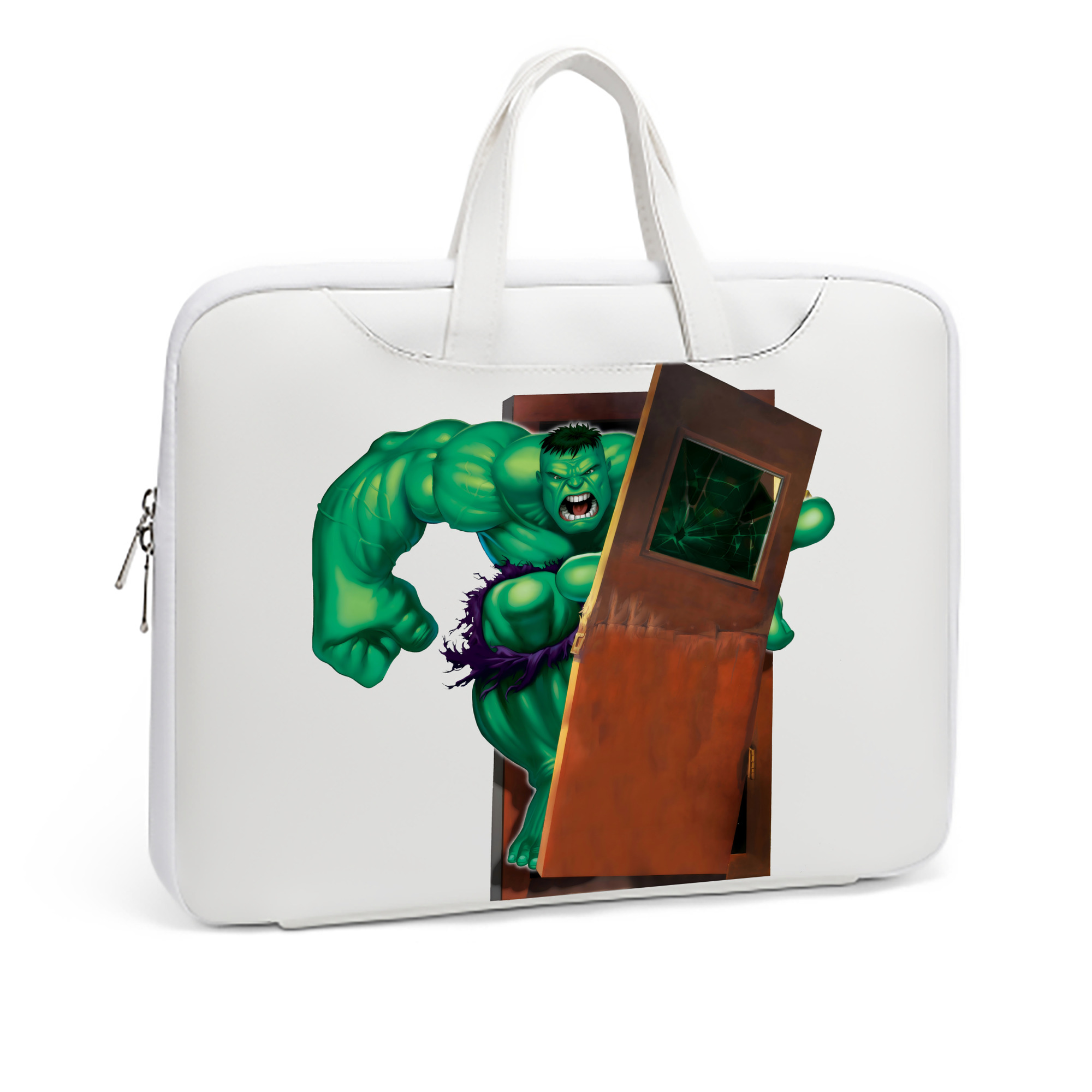 （画像用） アベンジャーズ The Avengers レザーラップトップバッグ　ノートパソコンケース