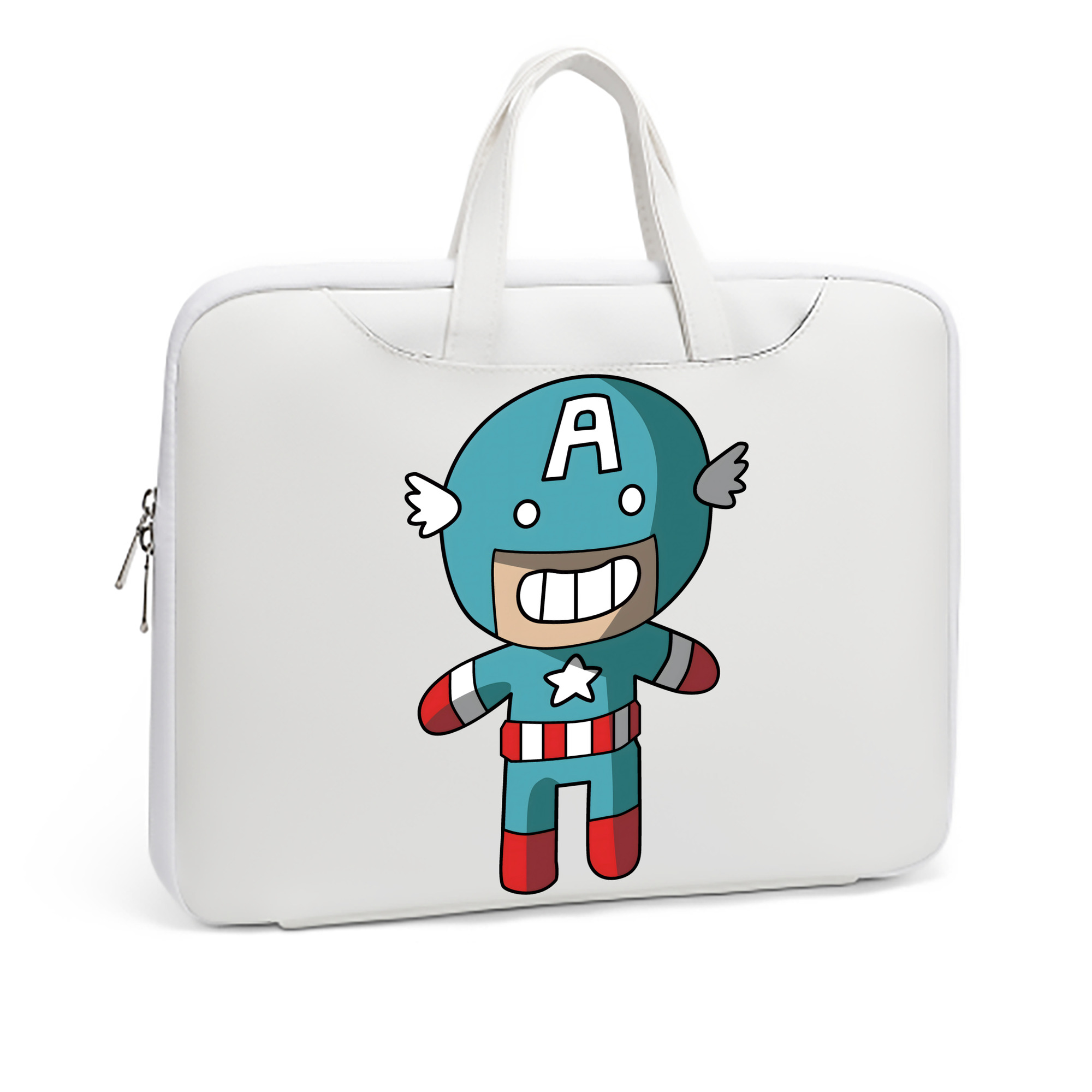 （画像用） アベンジャーズ The Avengers レザーラップトップバッグ　ノートパソコンケース