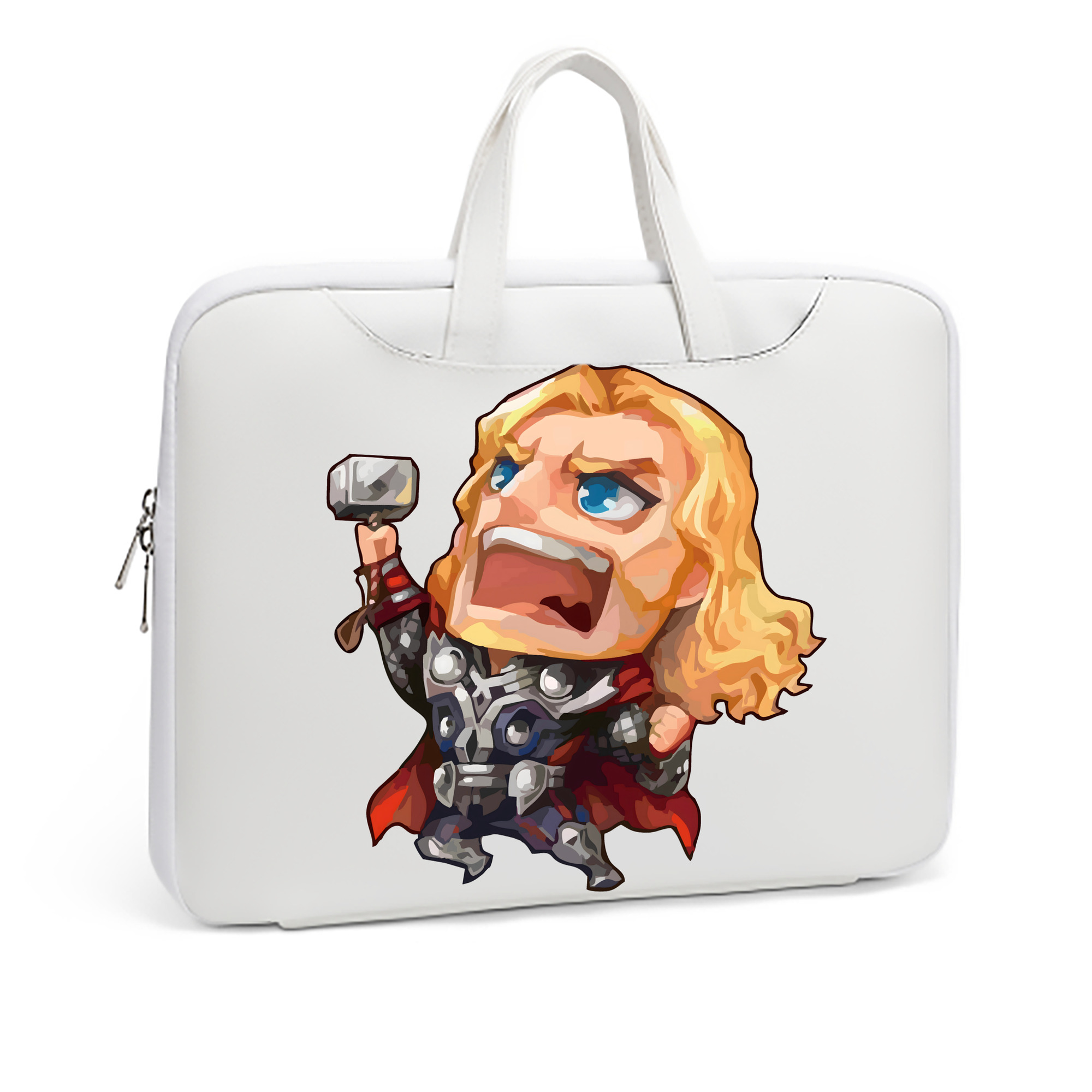 （画像用） アベンジャーズ The Avengers レザーラップトップバッグ　ノートパソコンケース