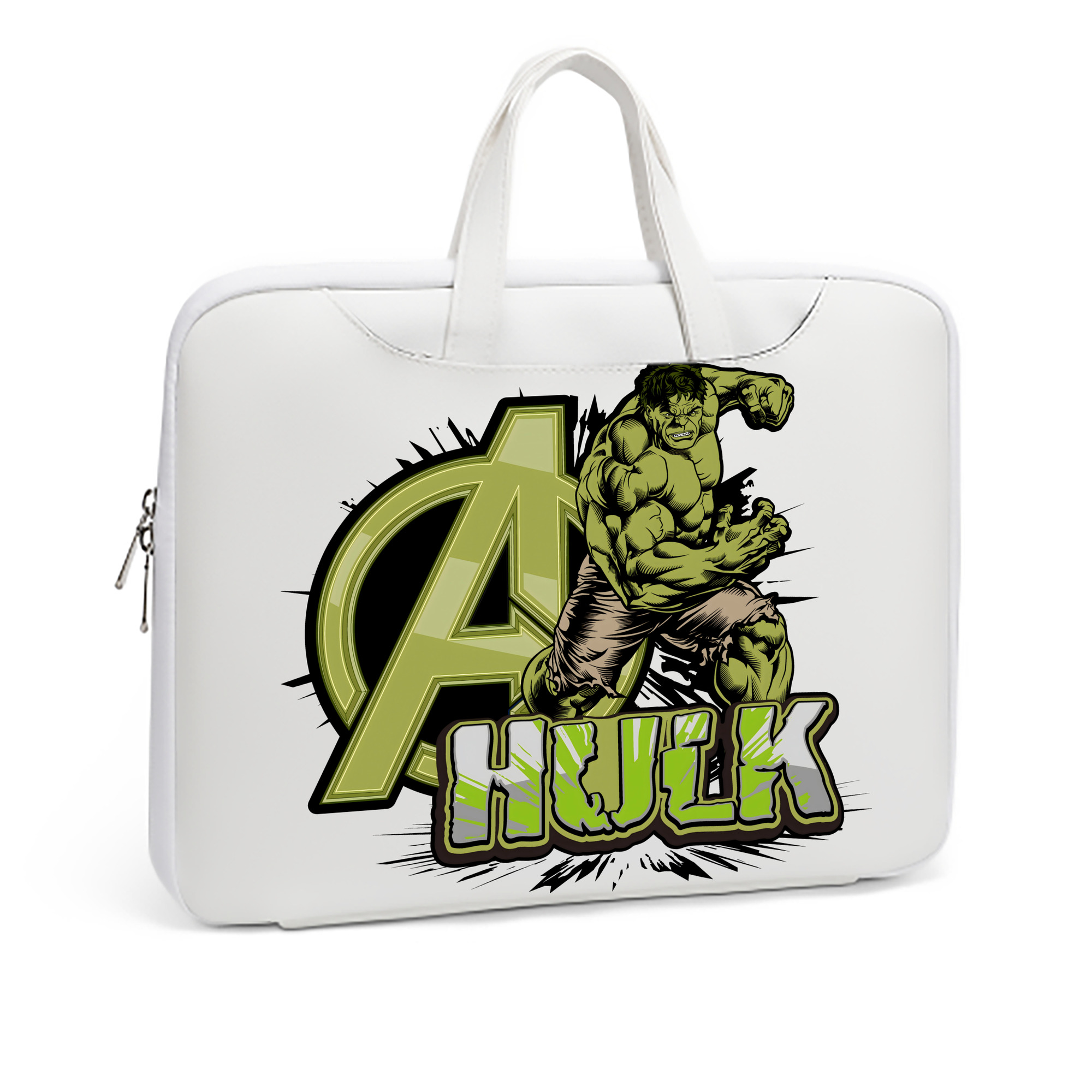 （画像用） アベンジャーズ The Avengers レザーラップトップバッグ　ノートパソコンケース