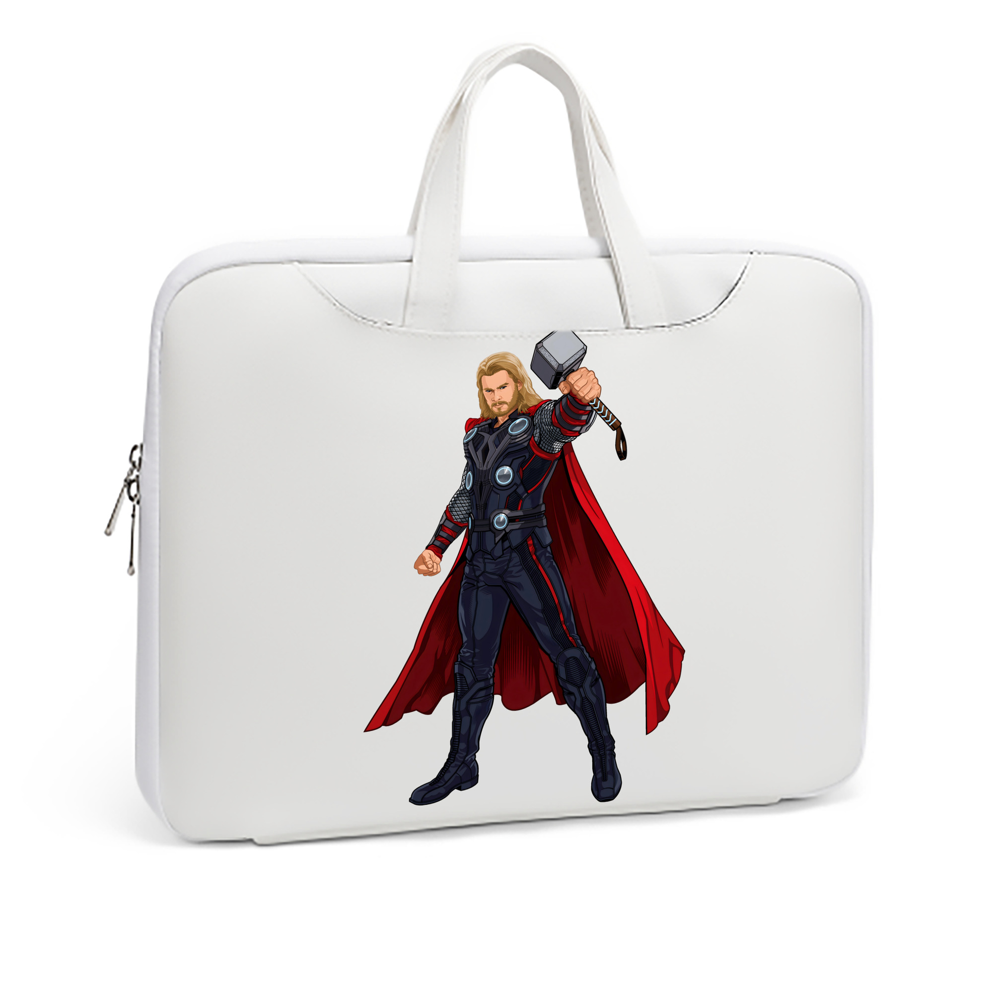（画像用） アベンジャーズ The Avengers レザーラップトップバッグ　ノートパソコンケース