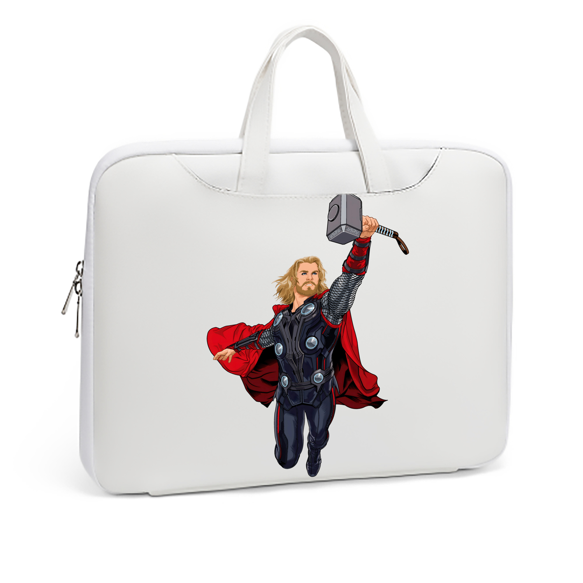 （画像用） アベンジャーズ The Avengers レザーラップトップバッグ　ノートパソコンケース
