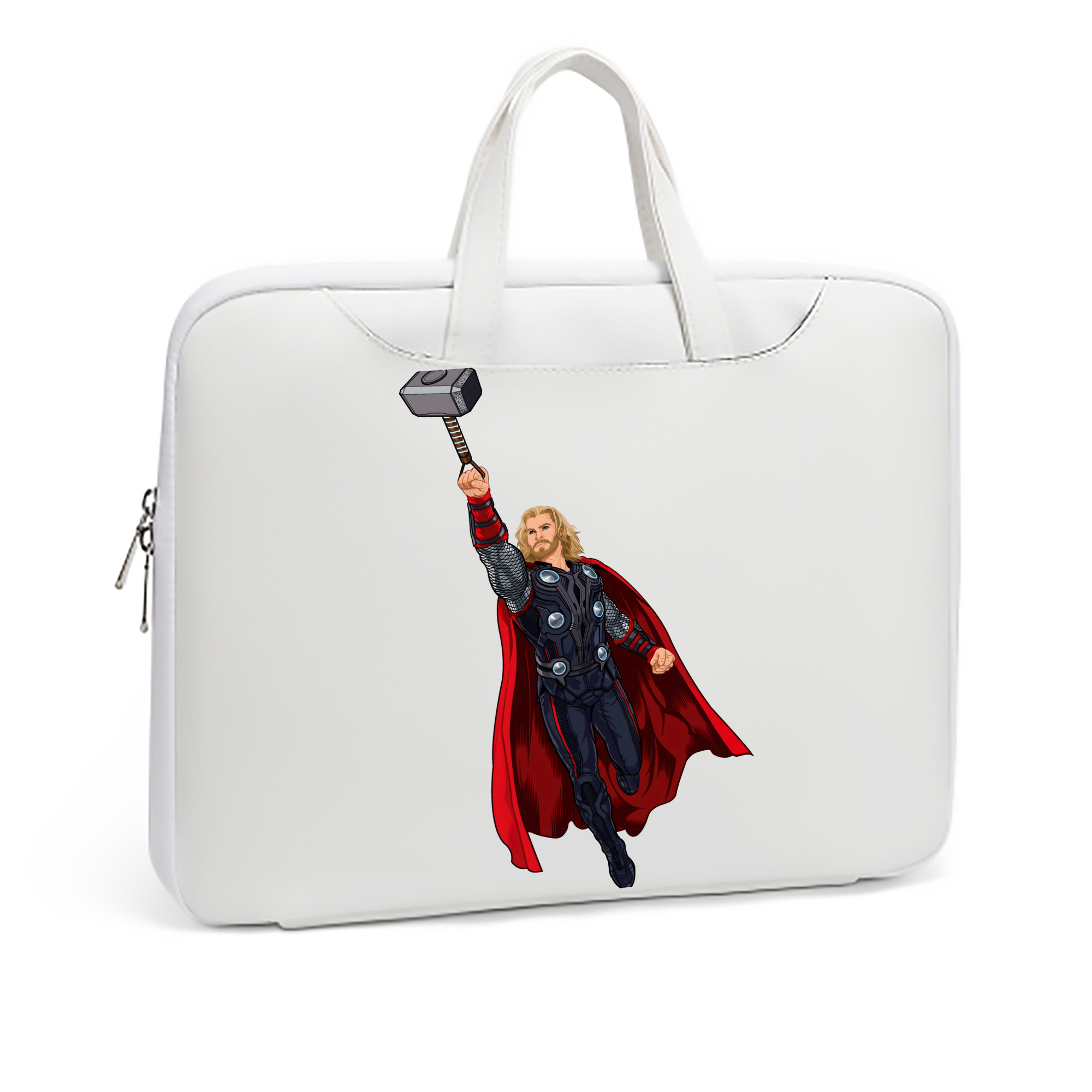 （画像用） アベンジャーズ The Avengers レザーラップトップバッグ　ノートパソコンケース