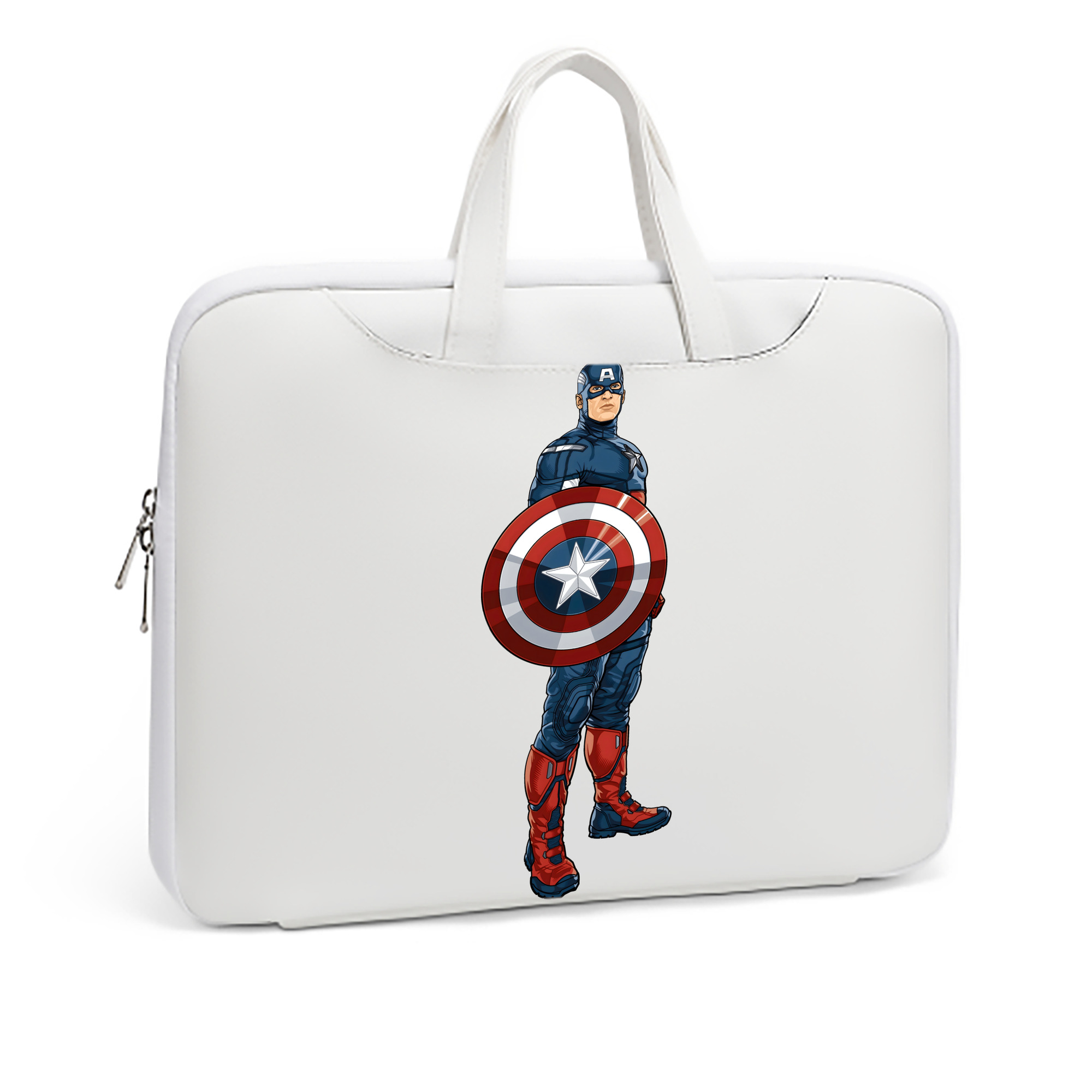 （画像用） アベンジャーズ The Avengers レザーラップトップバッグ　ノートパソコンケース
