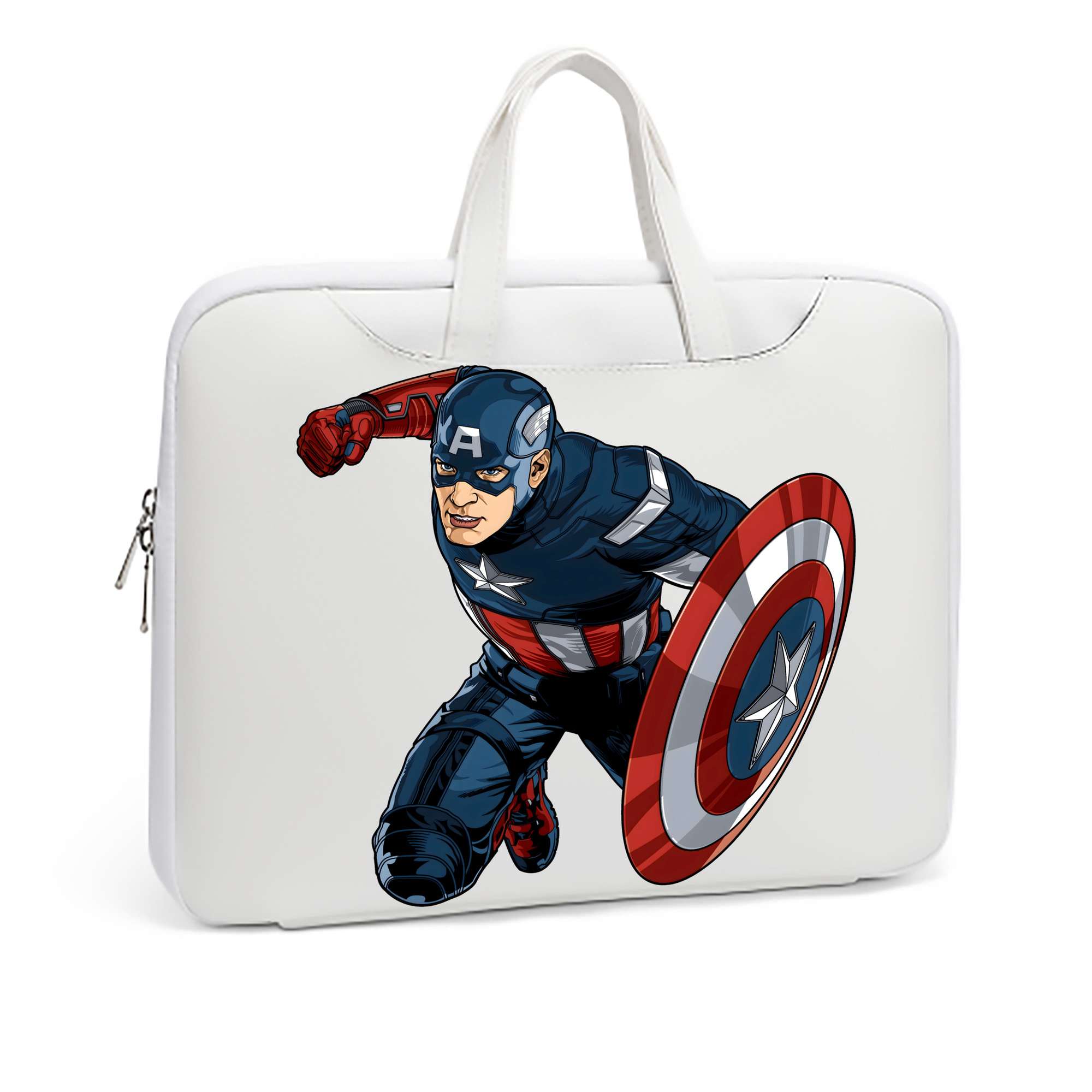 （画像用） アベンジャーズ The Avengers レザーラップトップバッグ　ノートパソコンケース