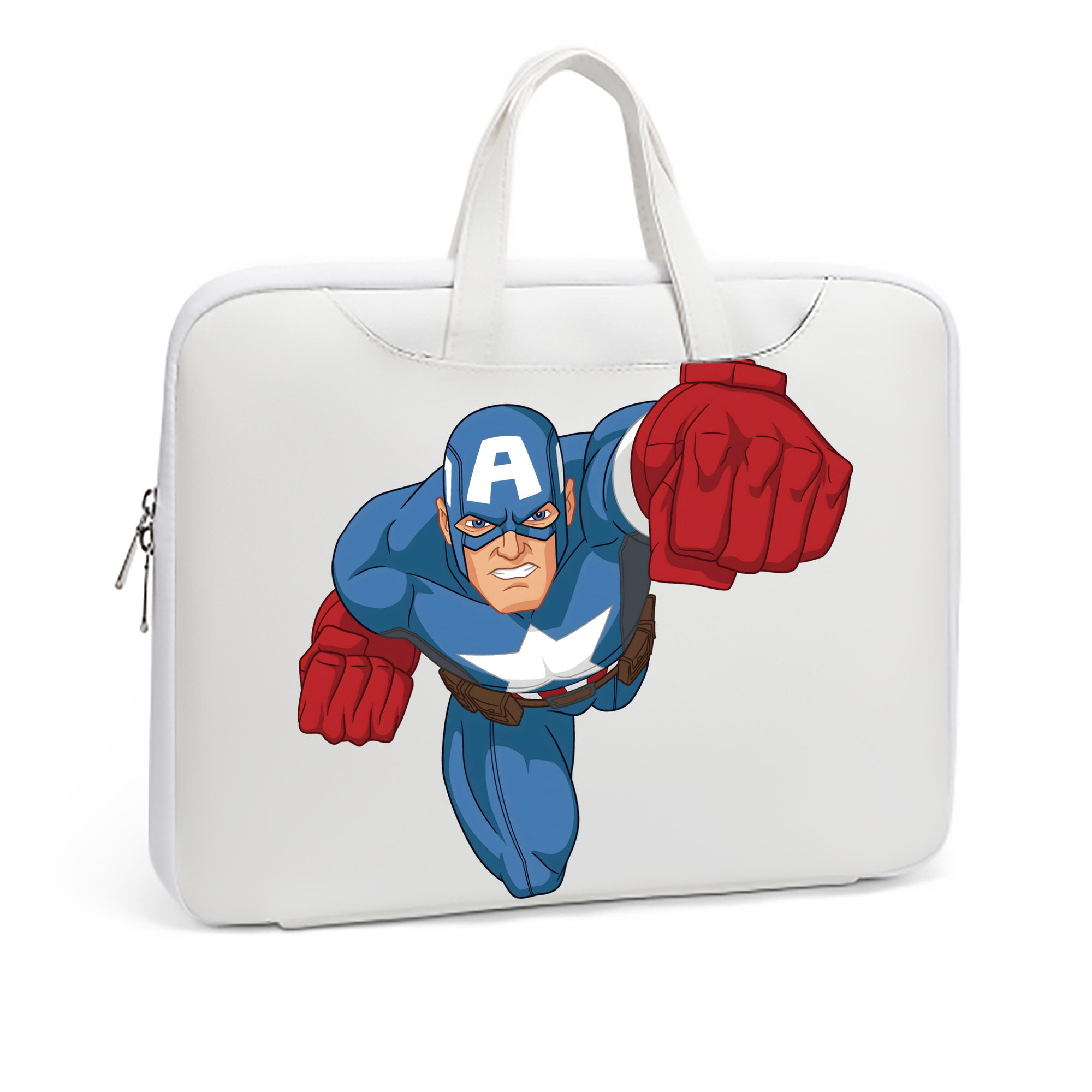 （画像用） アベンジャーズ The Avengers レザーラップトップバッグ　ノートパソコンケース