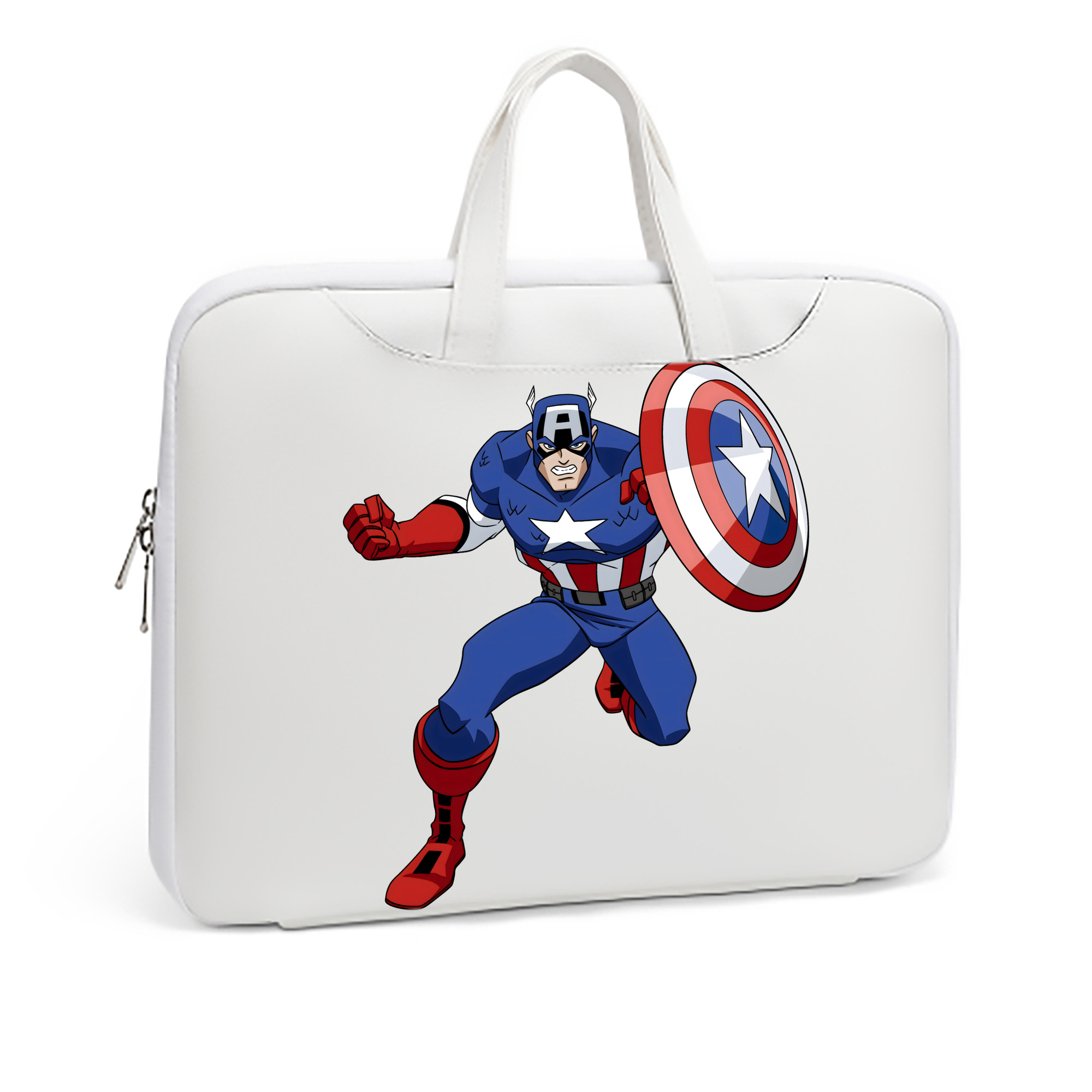 （画像用） アベンジャーズ The Avengers レザーラップトップバッグ　ノートパソコンケース