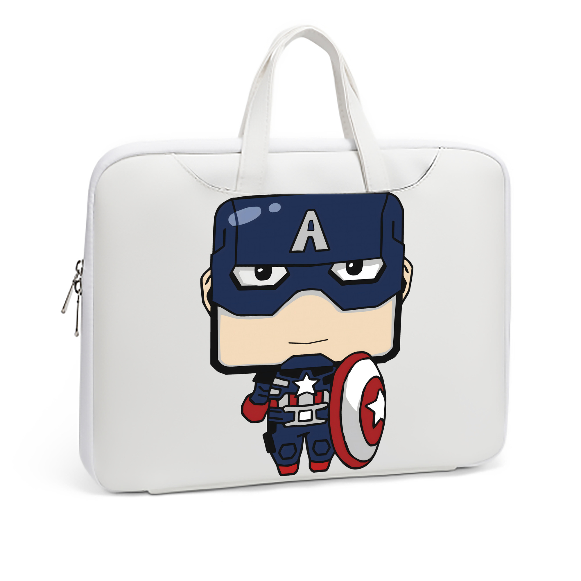 （画像用） アベンジャーズ The Avengers レザーラップトップバッグ　ノートパソコンケース