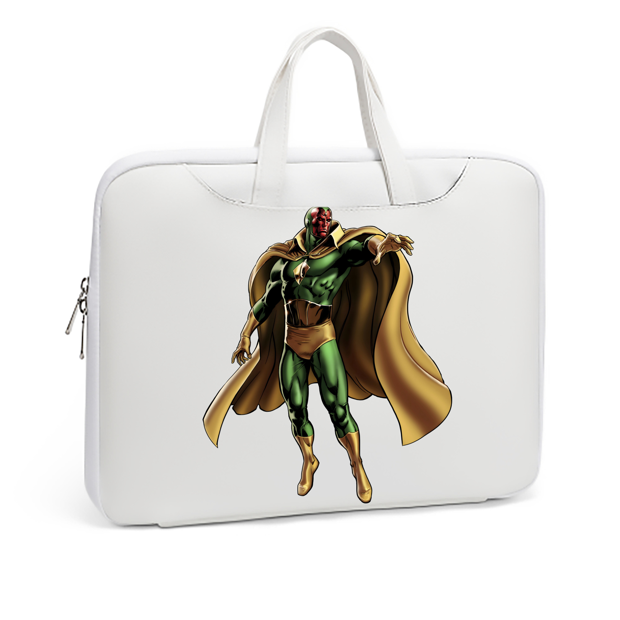 （画像用） アベンジャーズ The Avengers レザーラップトップバッグ　ノートパソコンケース